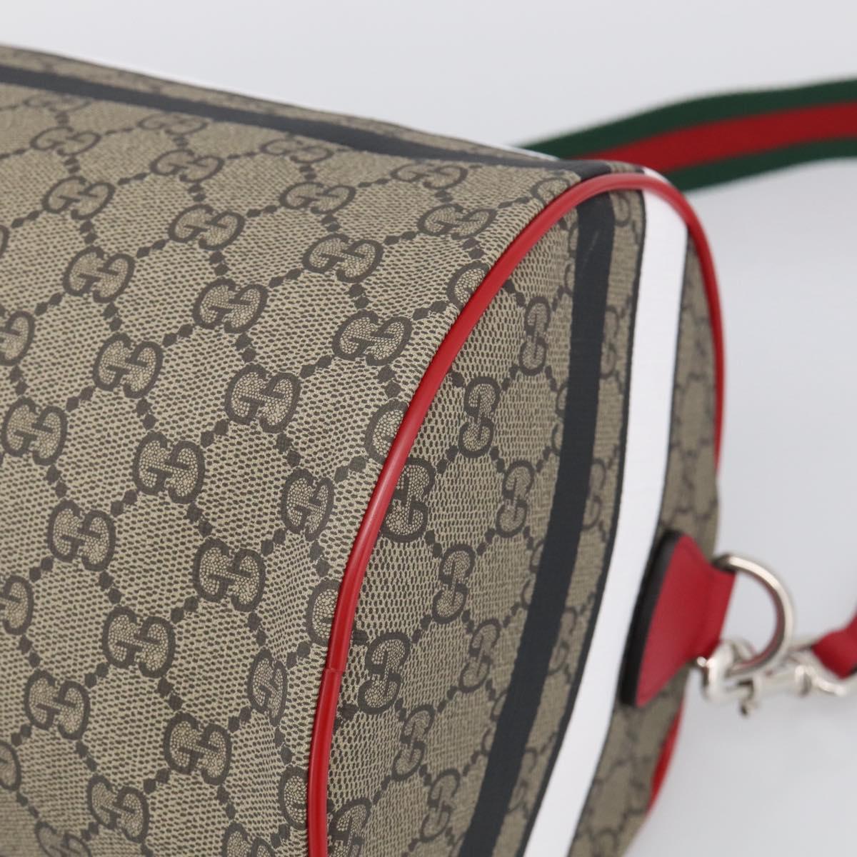 GUCCI GG Supreme Web Sherry Line Children's Dog Bag 2way 793849 Auth 210419SM