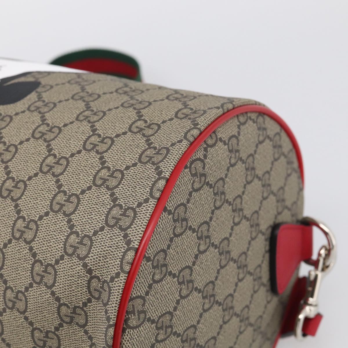 GUCCI GG Supreme Web Sherry Line Children's Dog Bag 2way 793849 Auth 210419SM