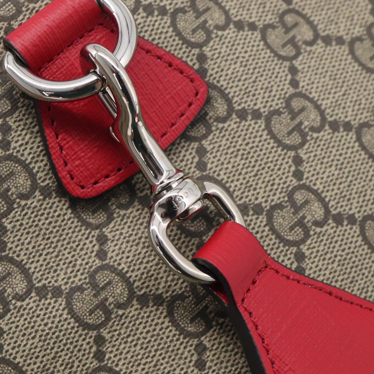 GUCCI GG Supreme Web Sherry Line Children's Dog Bag 2way 793849 Auth 210419SM