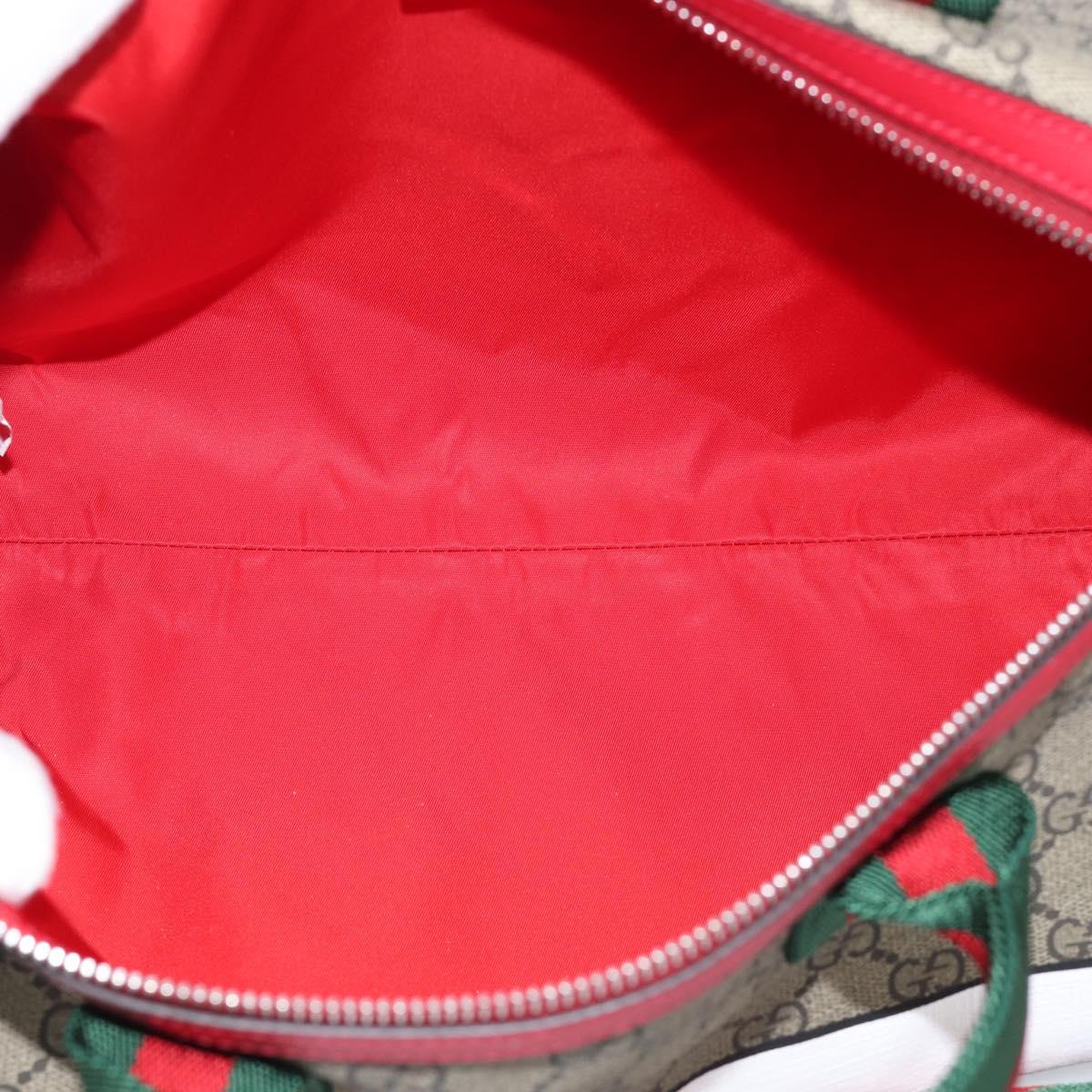 GUCCI GG Supreme Web Sherry Line Children's Dog Bag 2way 793849 Auth 210419SM