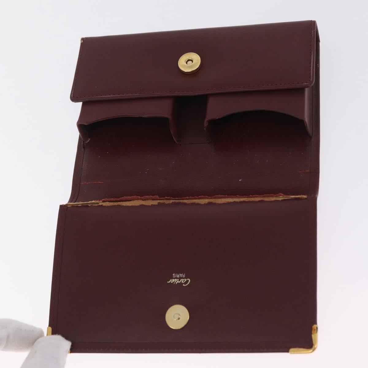 Cartier Playing Cards paper 2 Set Bordeaux Ivory Auth 210430A