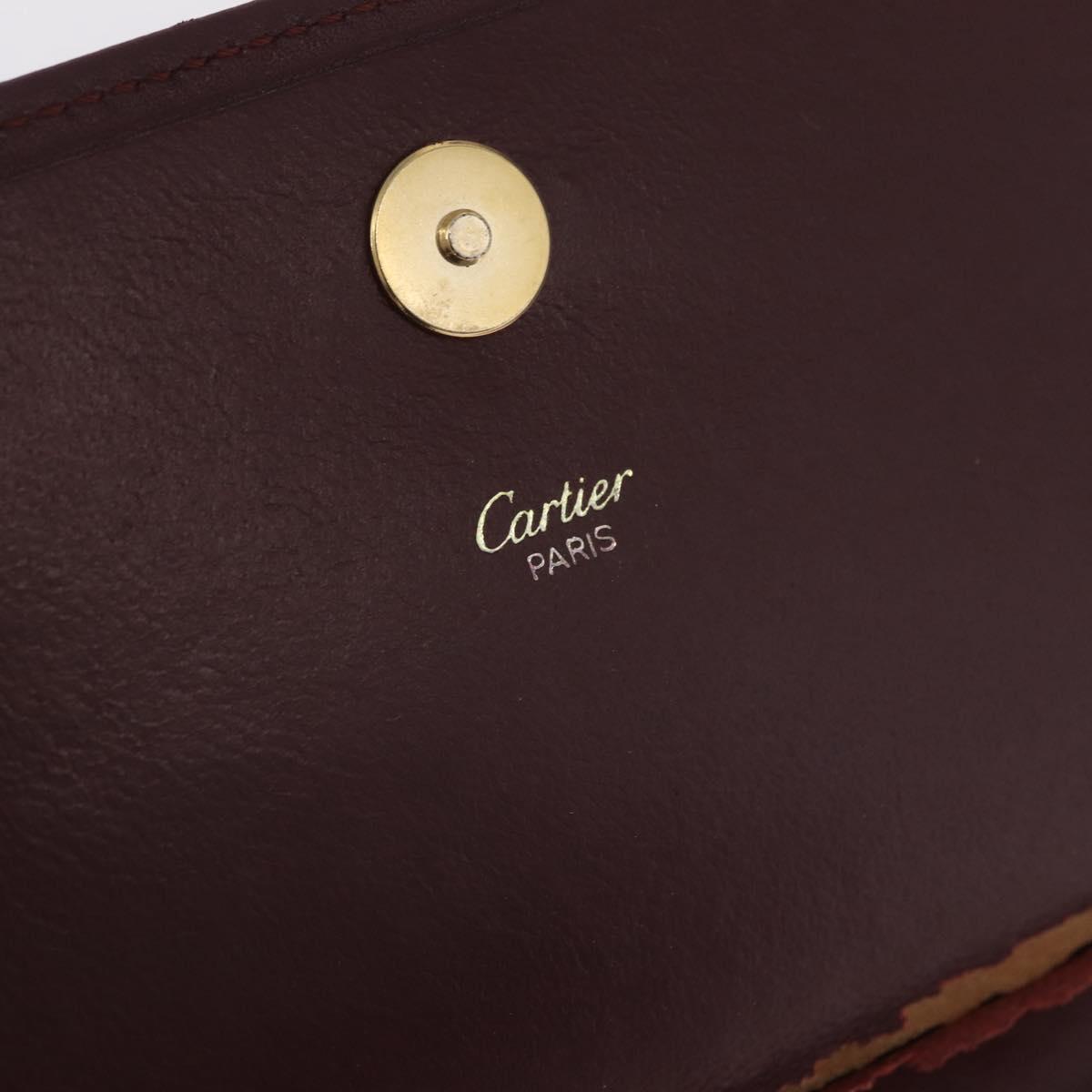 Cartier Playing Cards paper 2 Set Bordeaux Ivory Auth 210430A