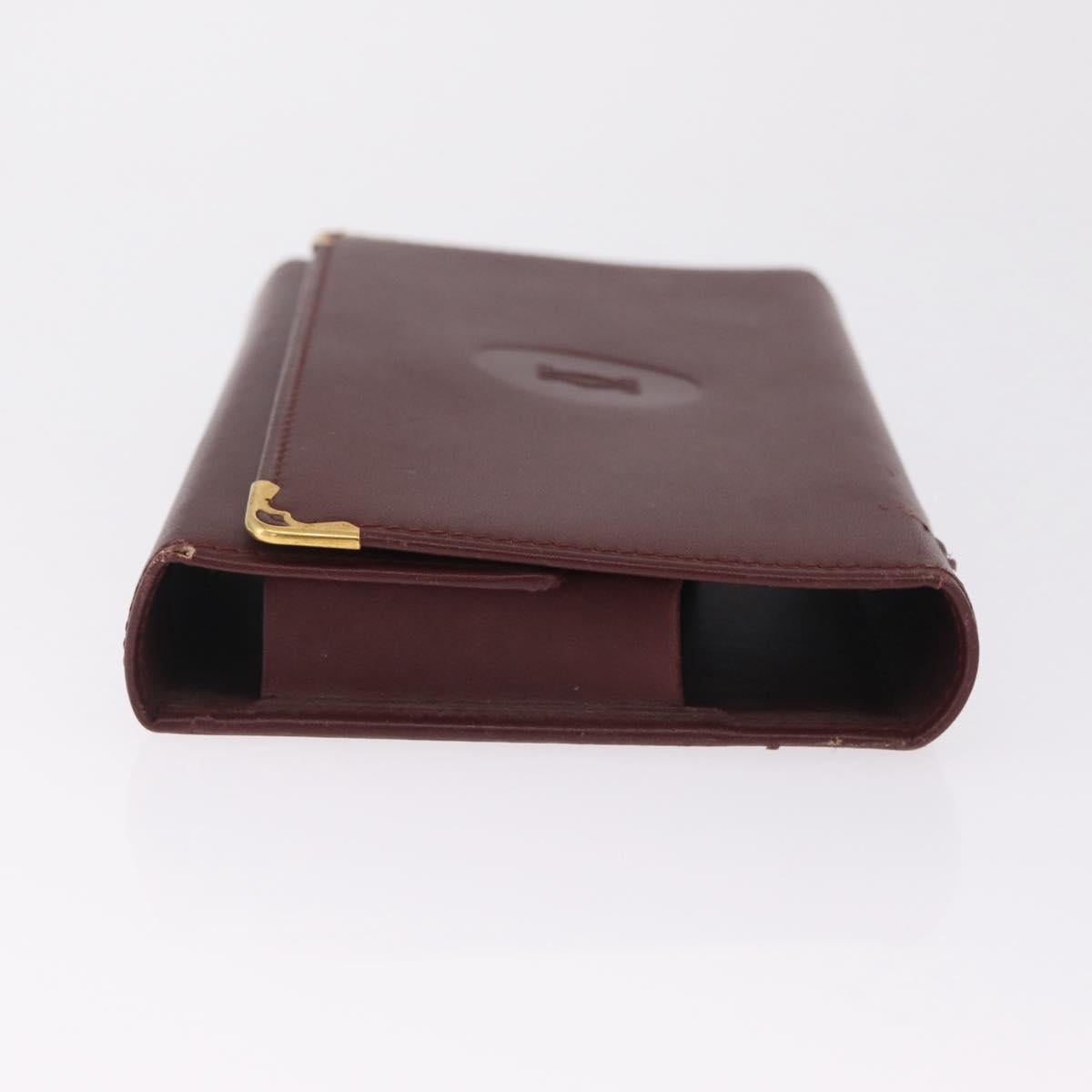 Cartier Playing Cards paper 2 Set Bordeaux Ivory Auth 210430A