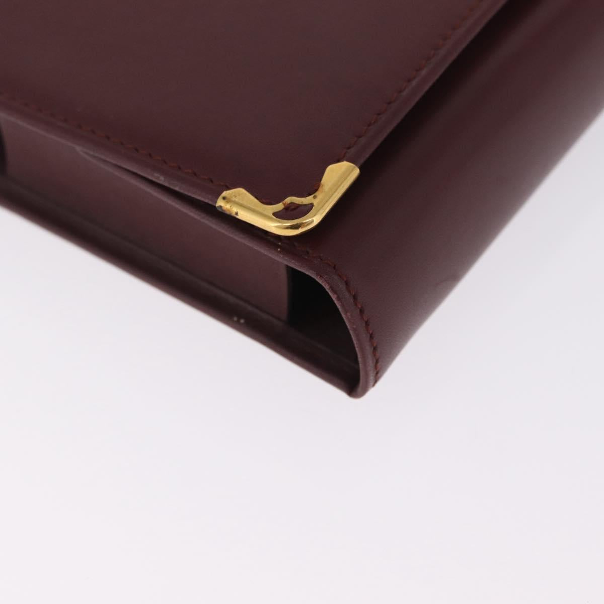 Cartier Playing Cards paper 2 Set Bordeaux Ivory Auth 210430A