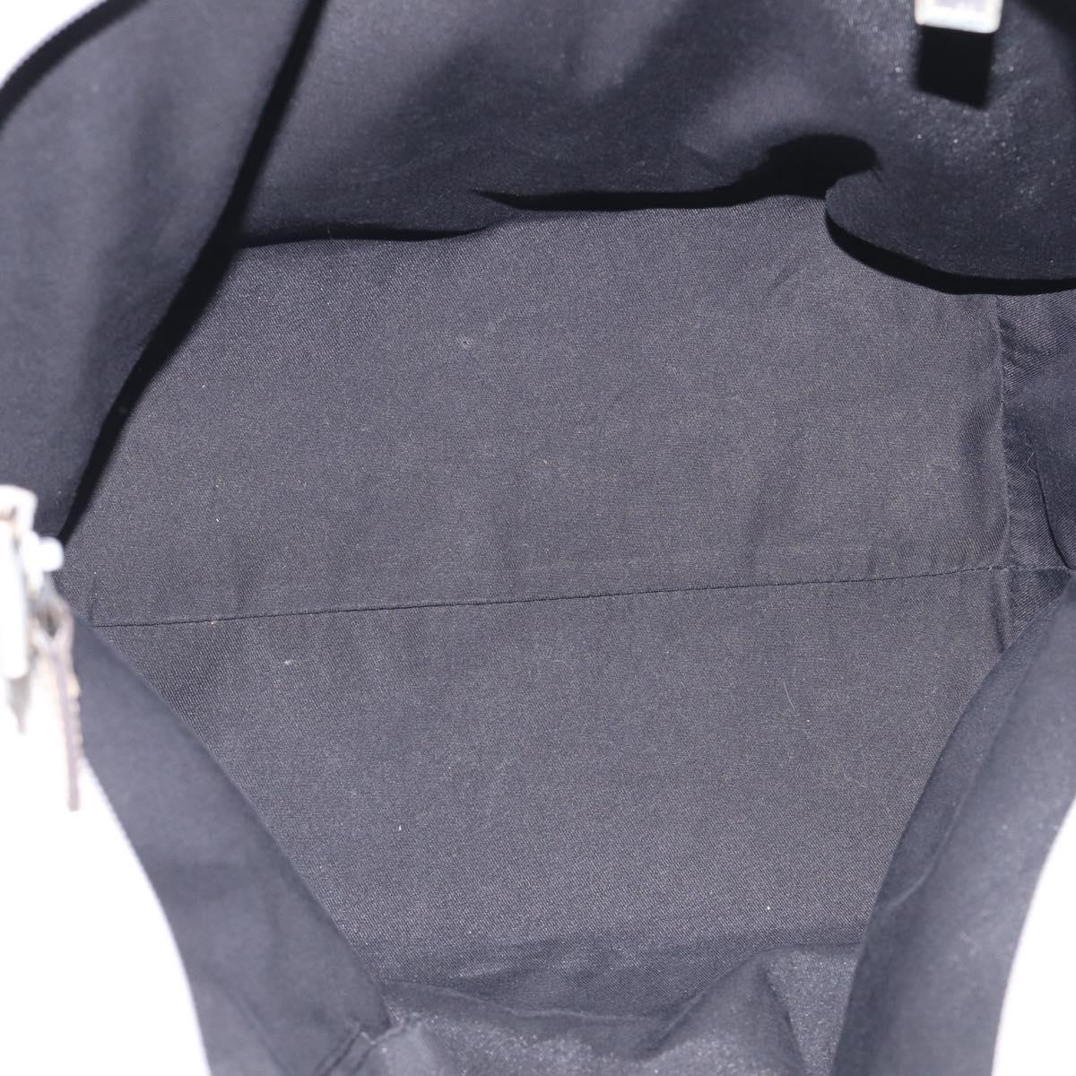 GUCCI GG Canvas Tote Bag Silver 131231 Auth 210453