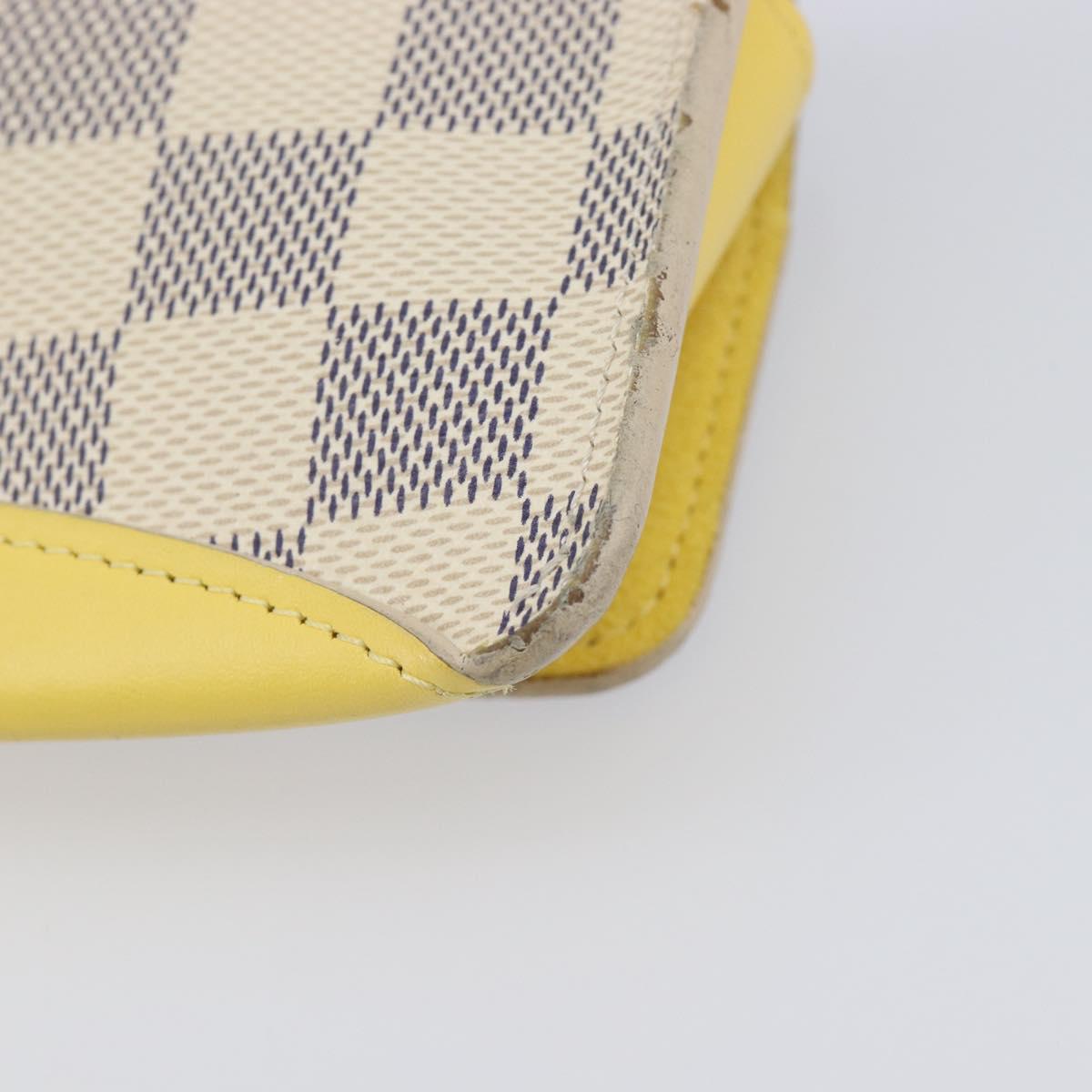 LOUIS VUITTON Damier Azur Etui Lunette Woody Glasses Case GI0388 LV Auth 210462A