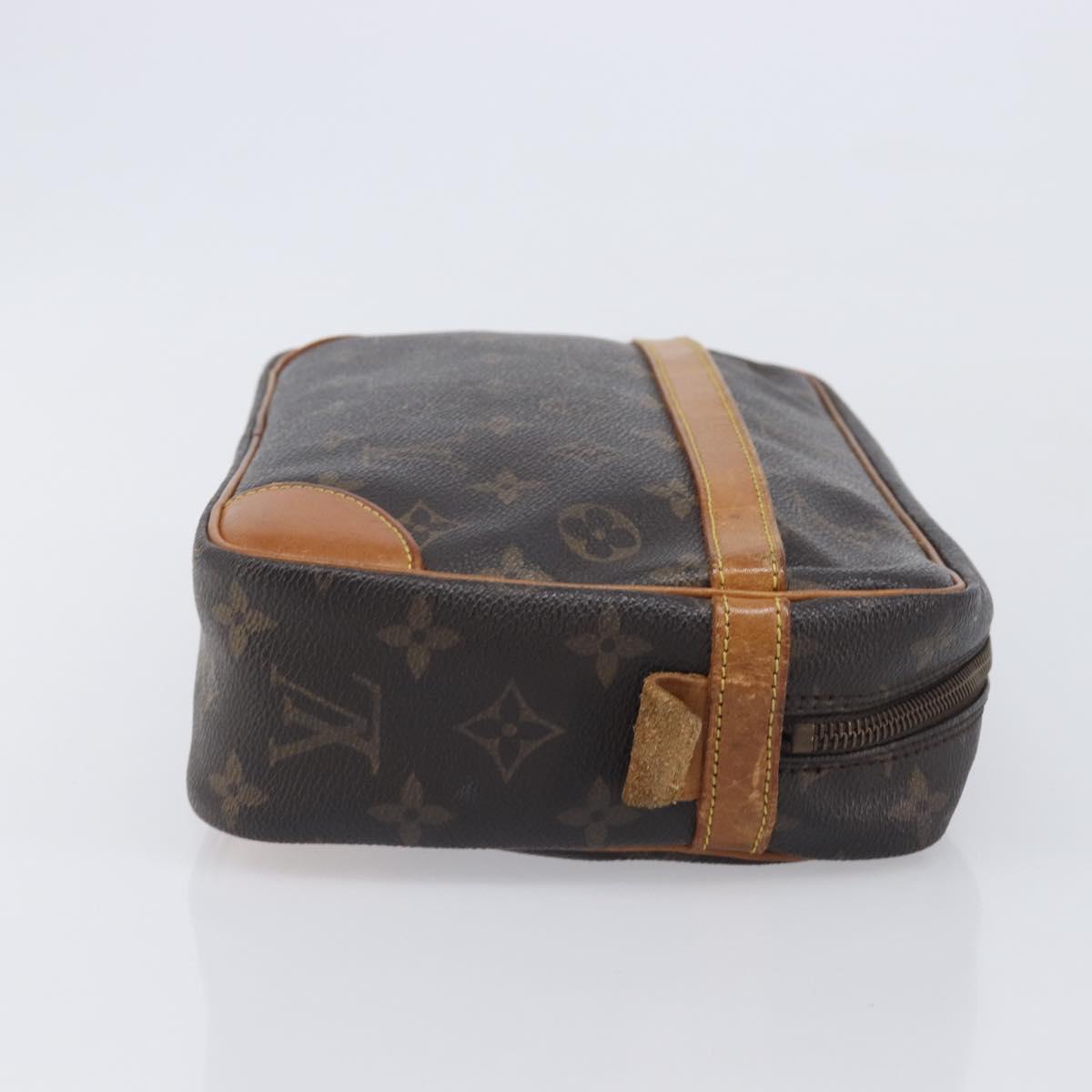 LOUIS VUITTON Monogram Compiegne 28 Clutch Bag M51845 LV Auth 210463