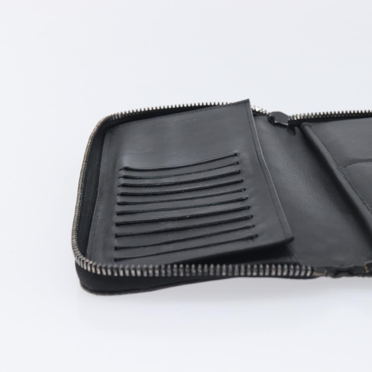 LOUIS VUITTON Monogram Shadow Zippy Wallet Vertical Black M62902 LV Auth 210467