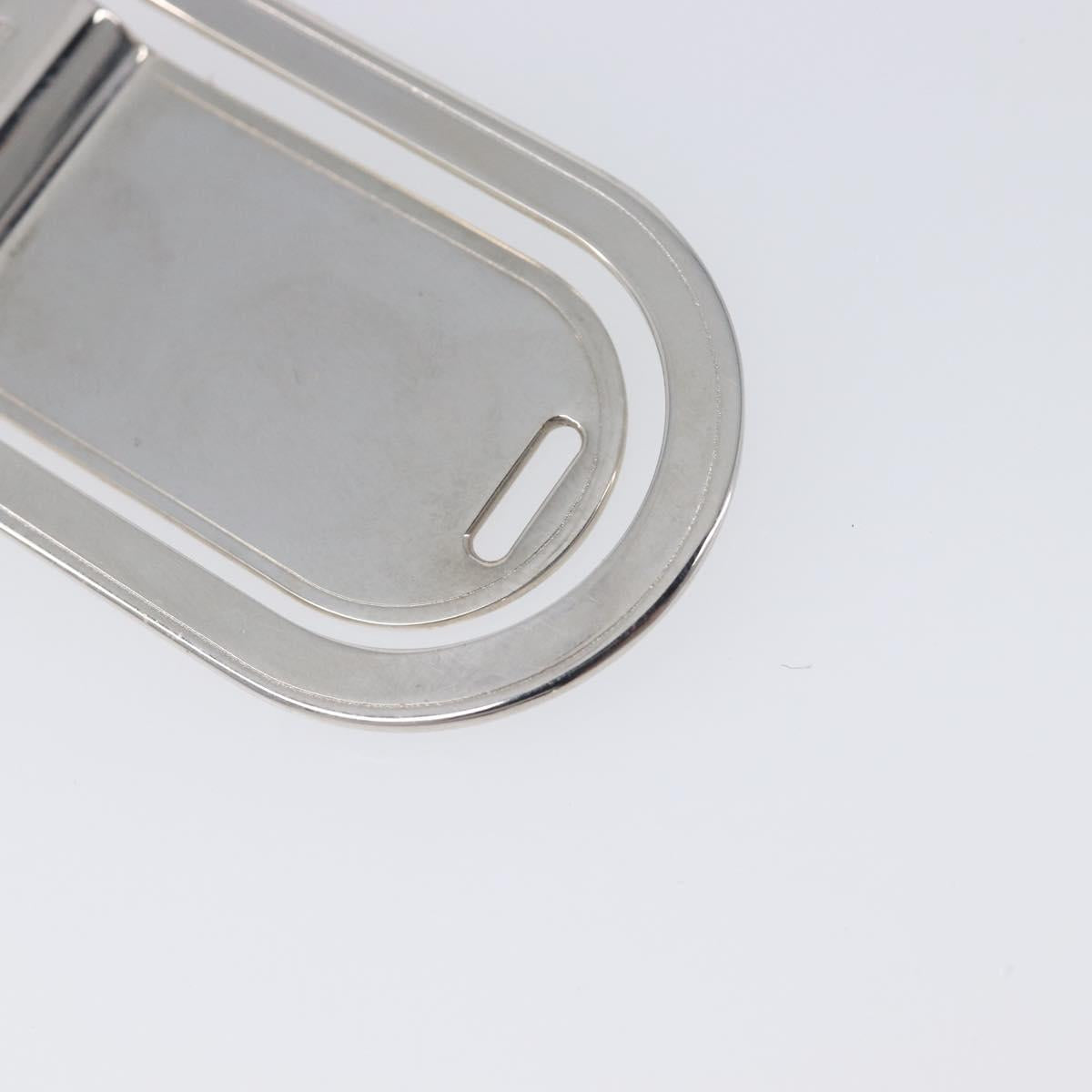 LOUIS VUITTON Avieport Address Money Clip metal Silver M65067 LV Auth 210468