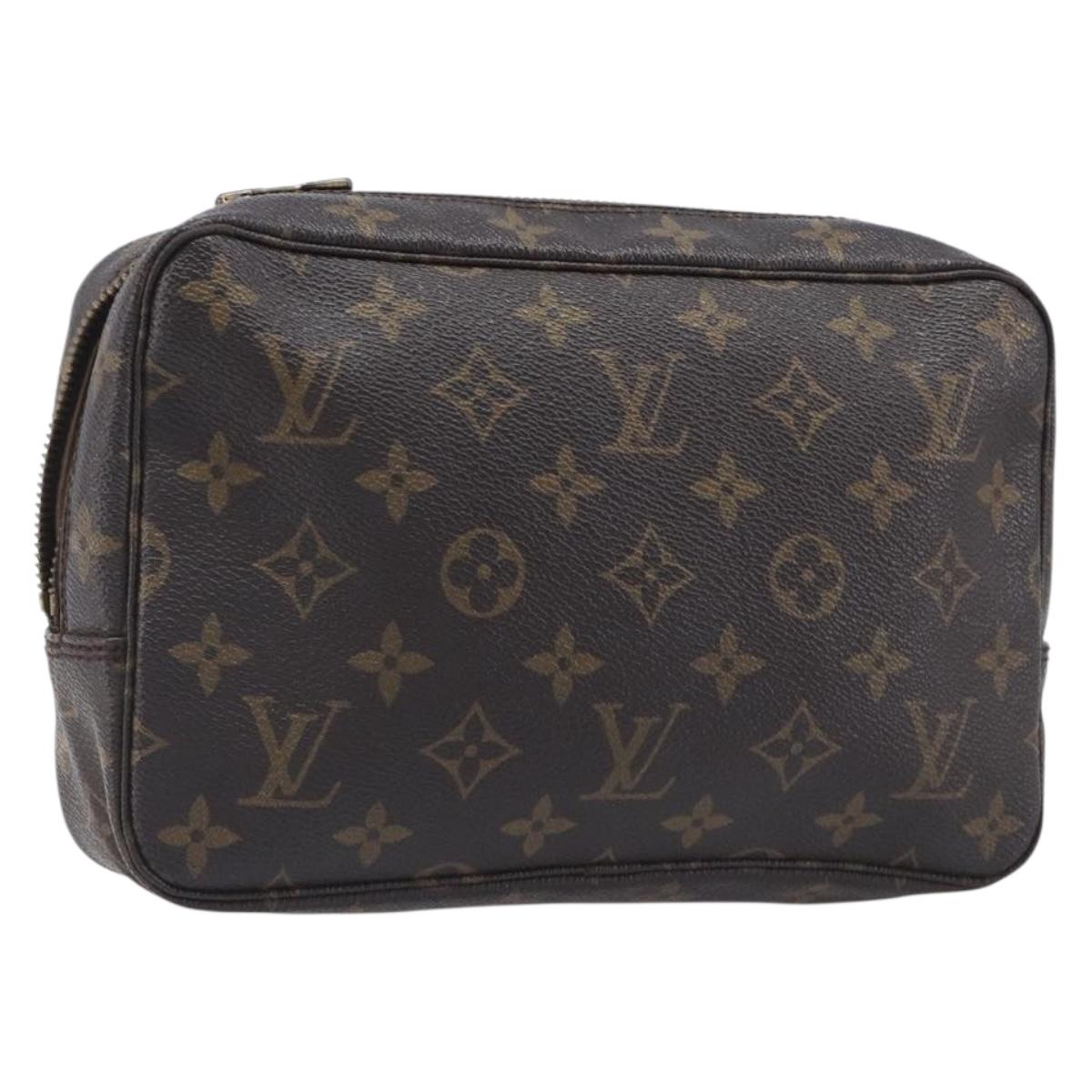 LOUIS VUITTON Monogram Trousse Toilette 28 Clutch Bag M47522 LV Auth 210469