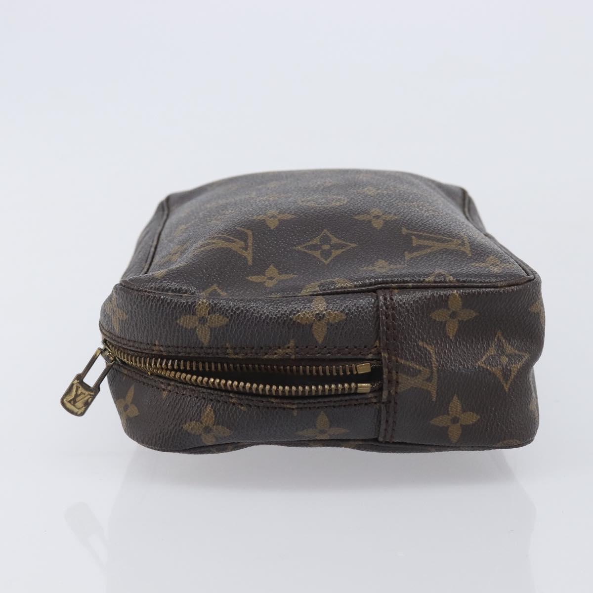LOUIS VUITTON Monogram Trousse Toilette 28 Clutch Bag M47522 LV Auth 210469