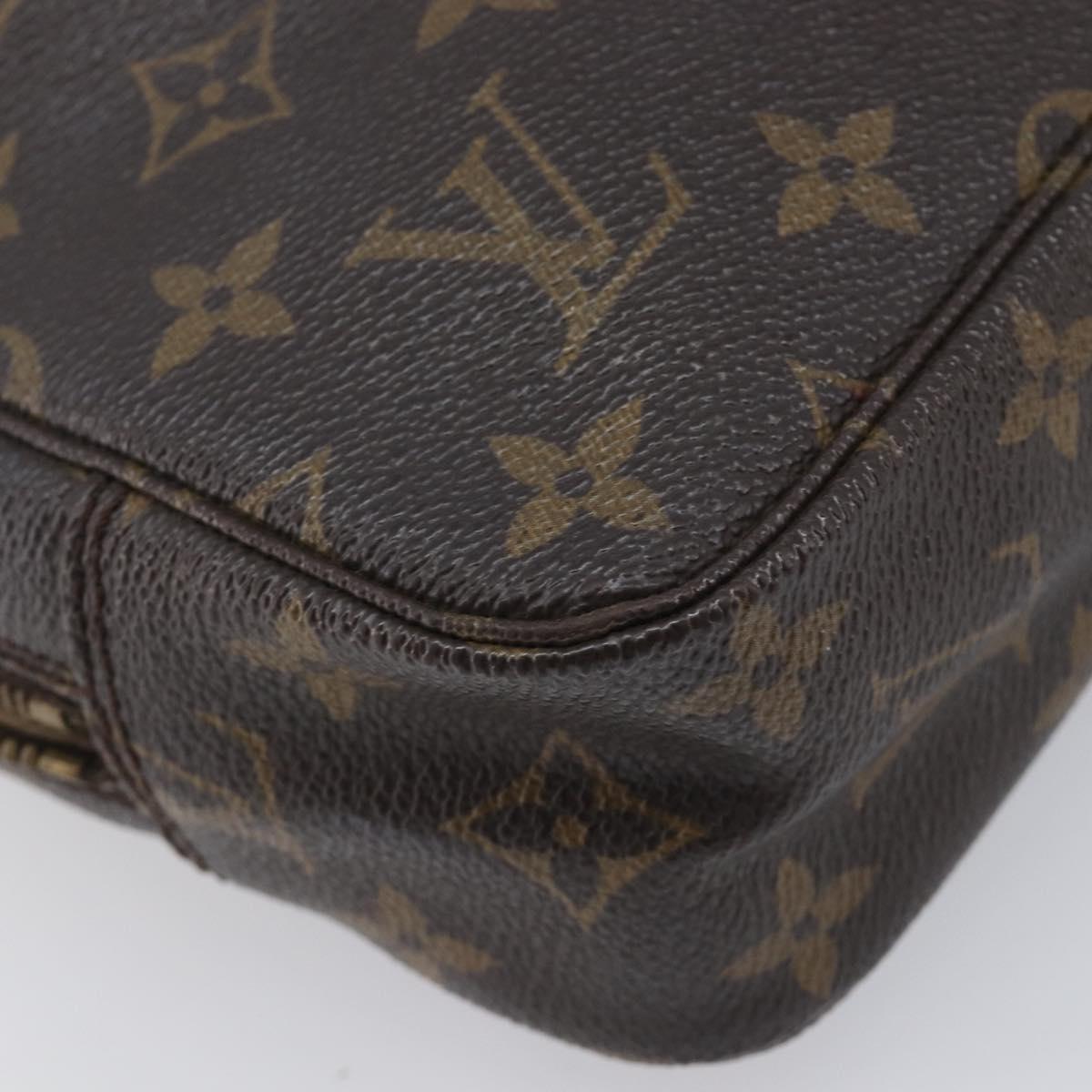 LOUIS VUITTON Monogram Trousse Toilette 28 Clutch Bag M47522 LV Auth 210469