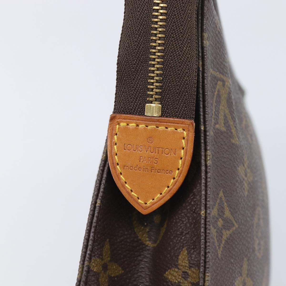 LOUIS VUITTON Monogram Poche Toilette 19 Pouch M47544 LV Auth 210470