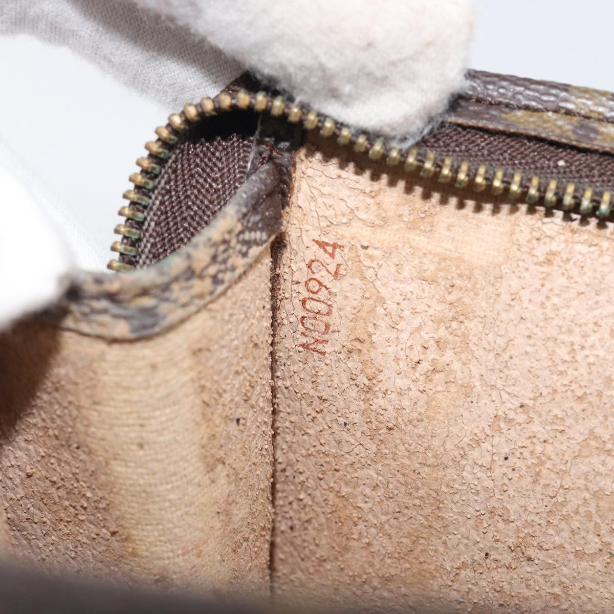 LOUIS VUITTON Monogram Poche Toilette 19 Pouch M47544 LV Auth 210470