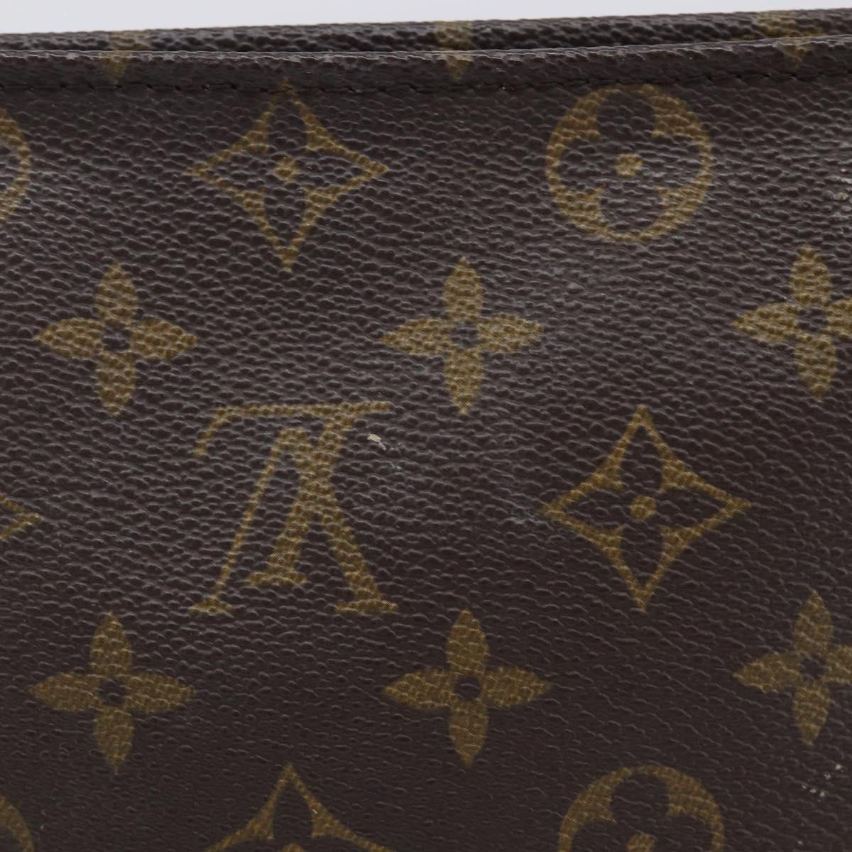 LOUIS VUITTON Monogram Poche Toilette 19 Pouch M47544 LV Auth 210470