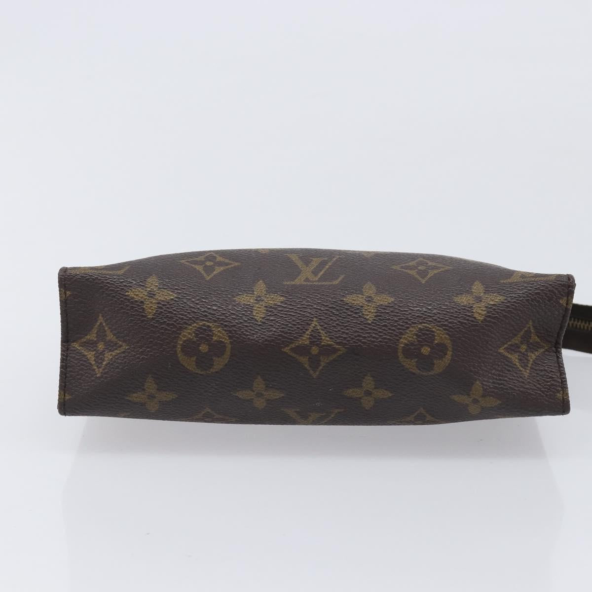 LOUIS VUITTON Monogram Poche Toilette 19 Pouch M47544 LV Auth 210470
