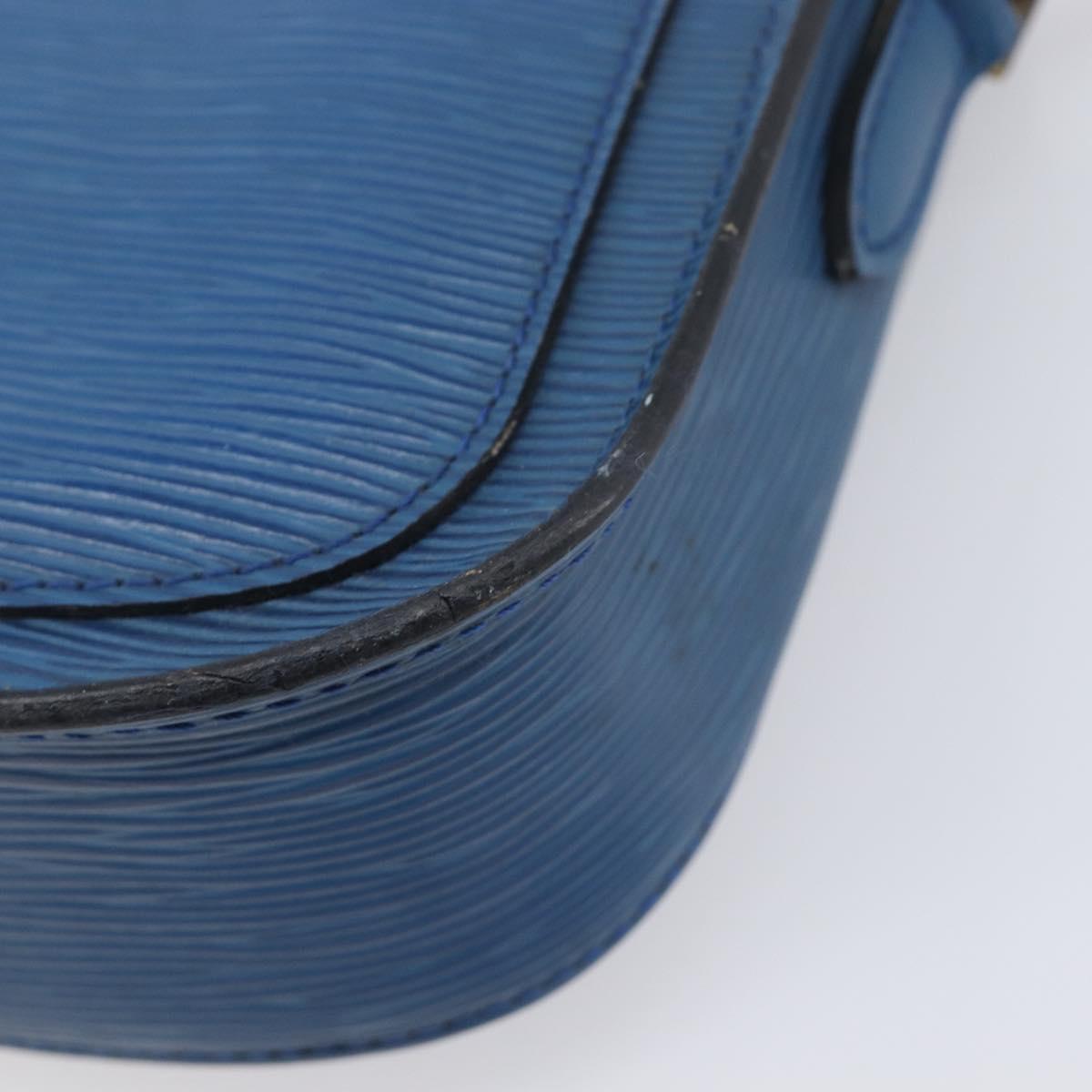 LOUIS VUITTON Epi Saint Cloud PM Shoulder Bag Blue M52195 LV Auth 210481