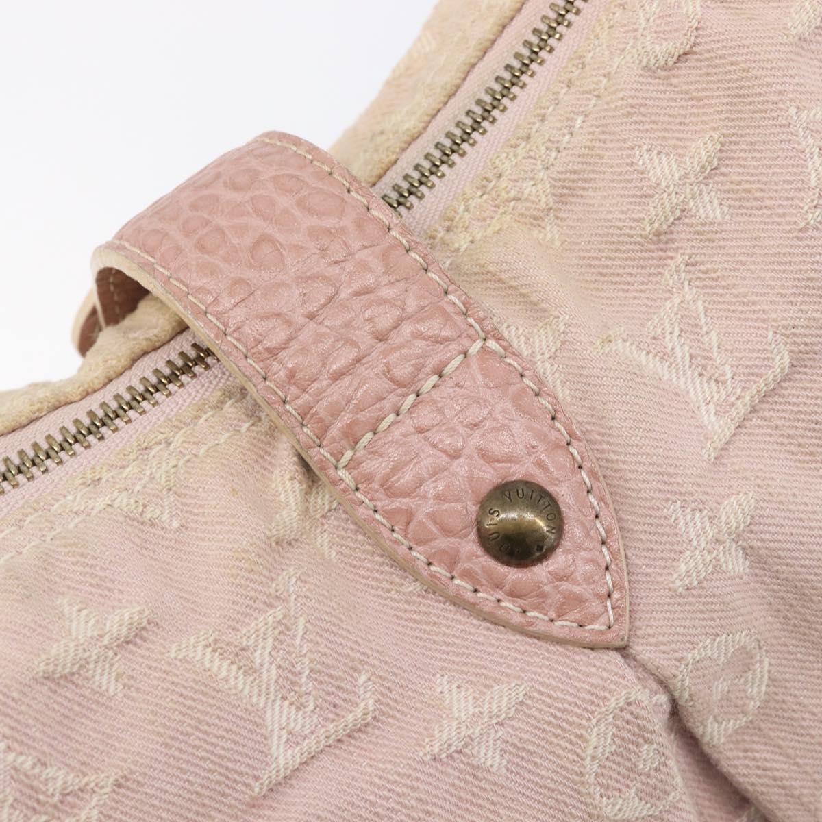 LOUIS VUITTON Monogram Denim Slytree Shoulder Bag Pink M95833 LV Auth 210483V