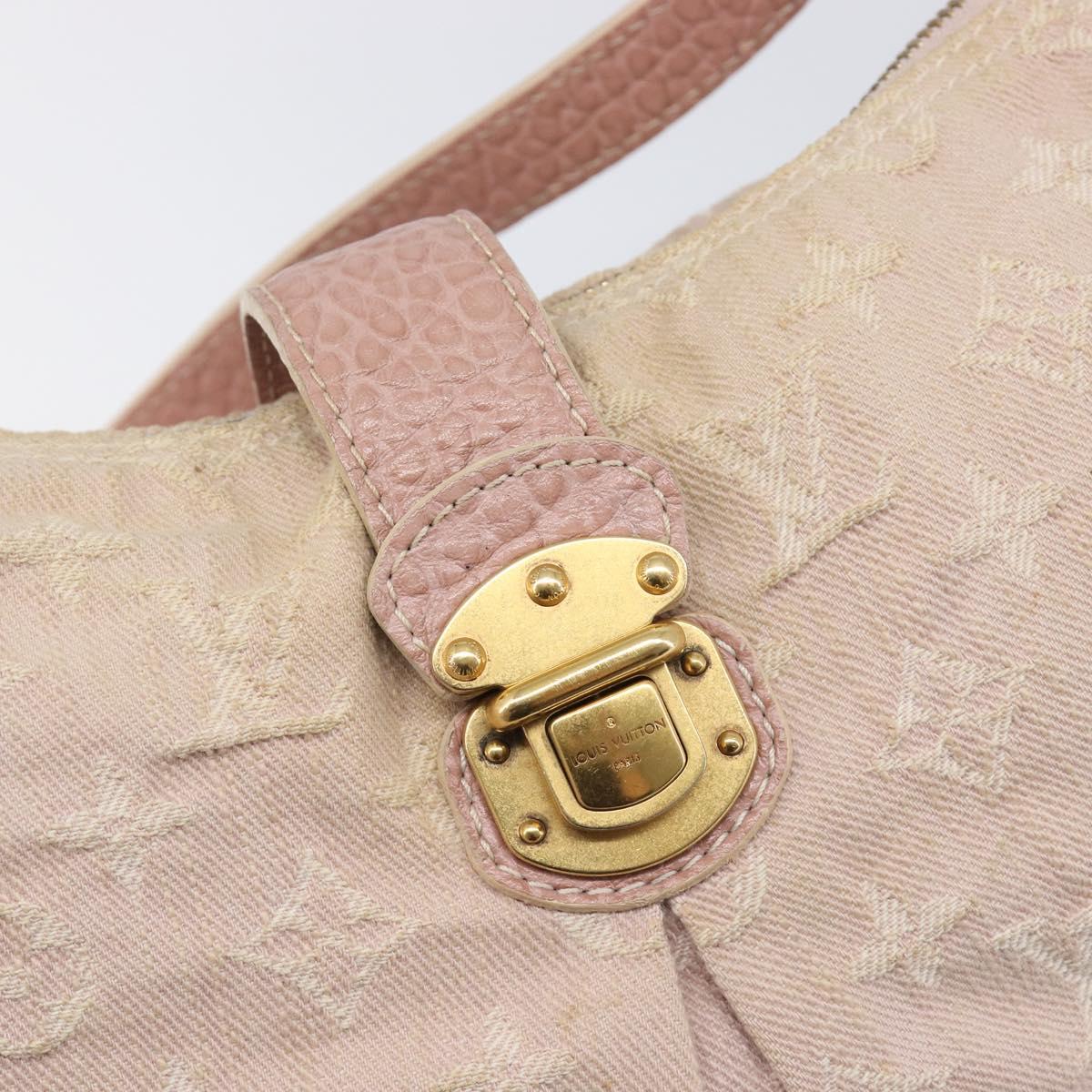 LOUIS VUITTON Monogram Denim Slytree Shoulder Bag Pink M95833 LV Auth 210483V