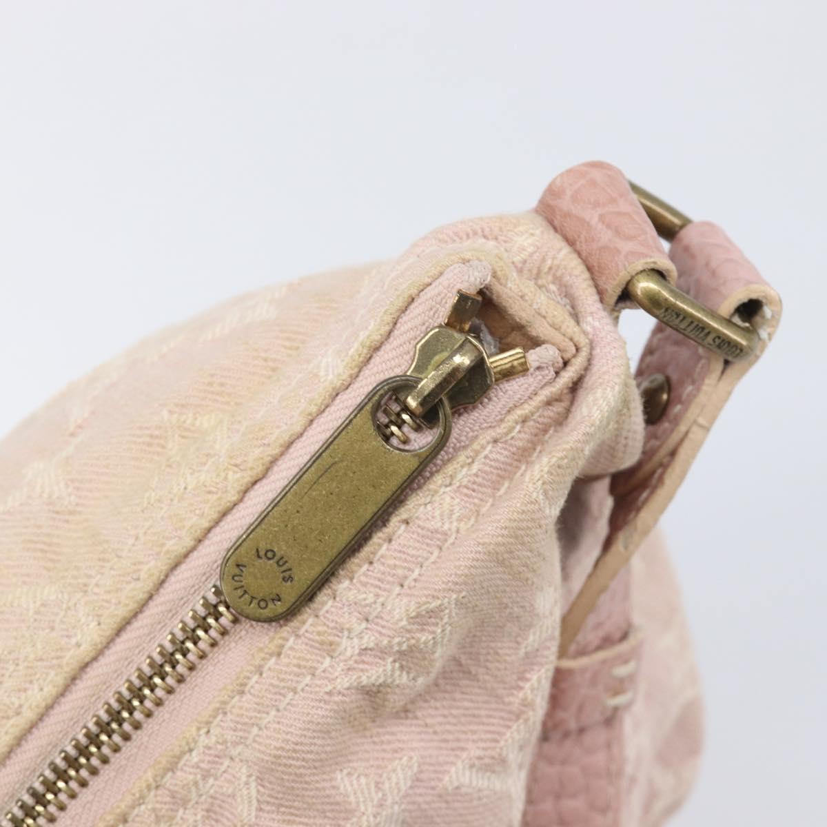 LOUIS VUITTON Monogram Denim Slytree Shoulder Bag Pink M95833 LV Auth 210483V