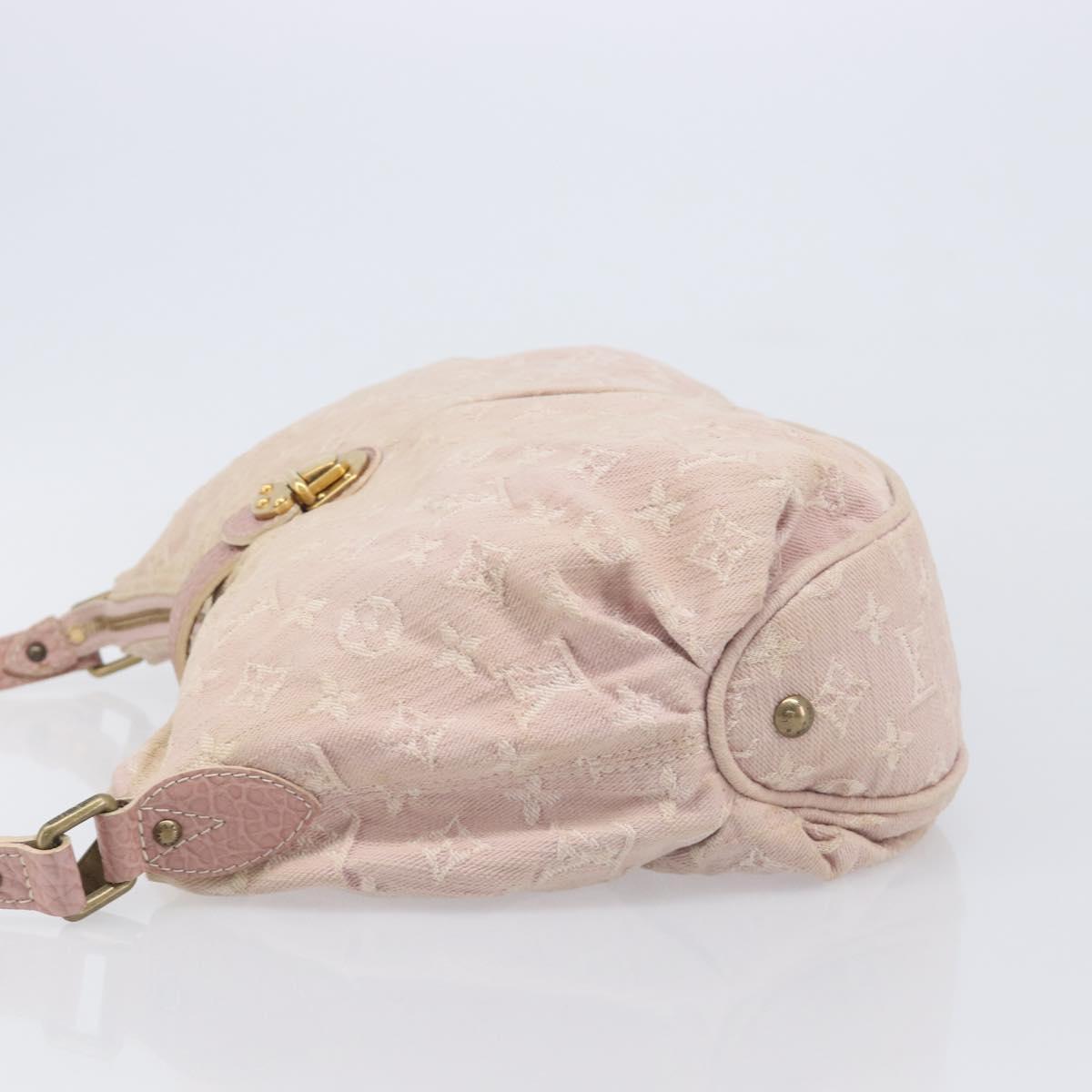 LOUIS VUITTON Monogram Denim Slytree Shoulder Bag Pink M95833 LV Auth 210483V