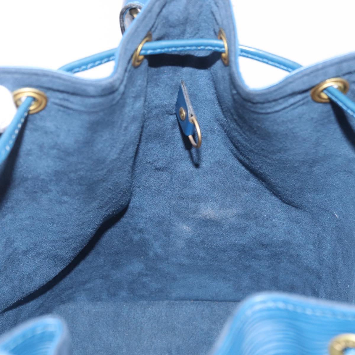 LOUIS VUITTON Epi Petit Noe Shoulder Bag Blue M44105 LV Auth 210489V