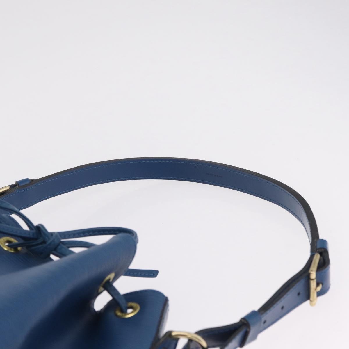 LOUIS VUITTON Epi Petit Noe Shoulder Bag Blue M44105 LV Auth 210489V