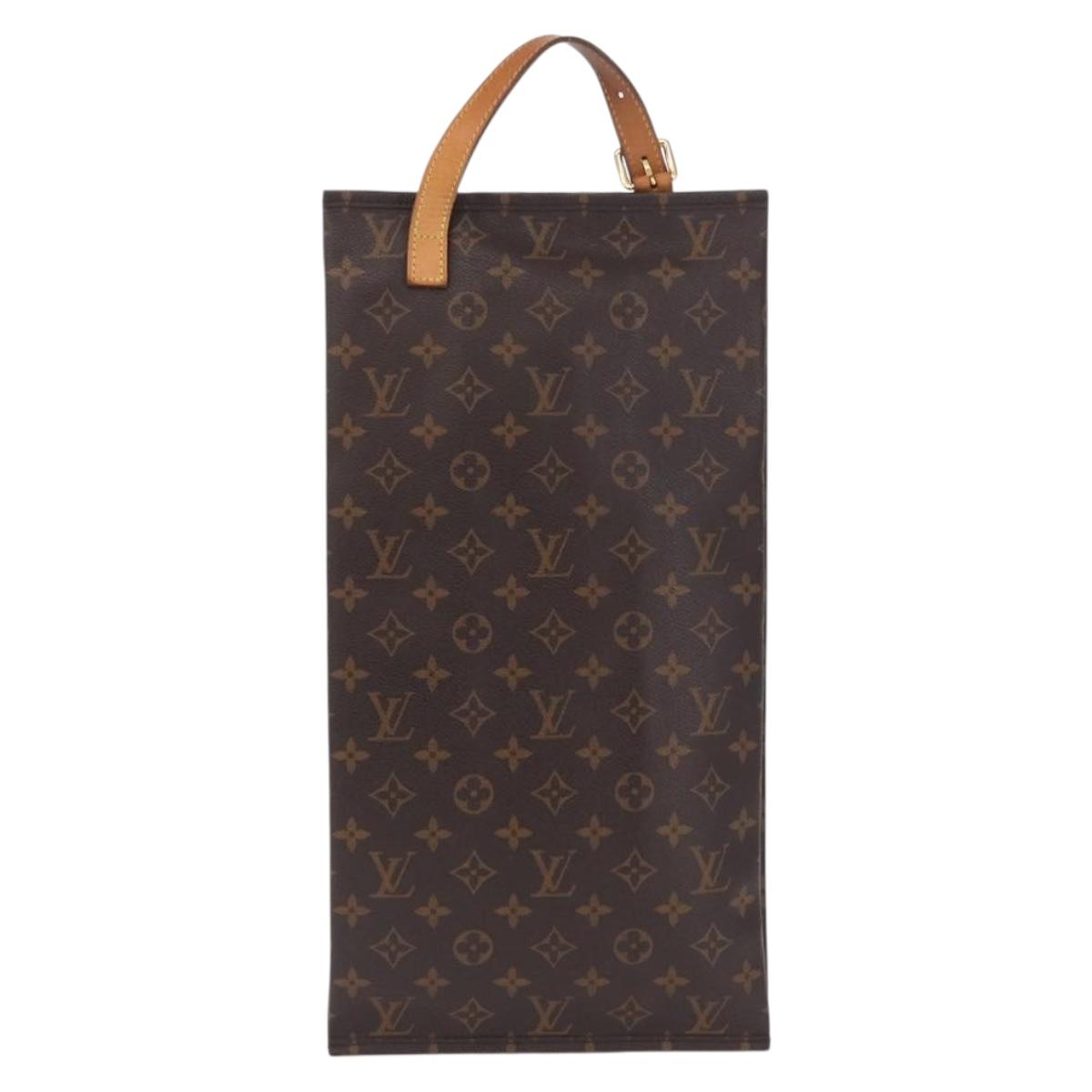 LOUIS VUITTON Monogram Ussuarie Shoes Case M43892 LV Auth 210497V