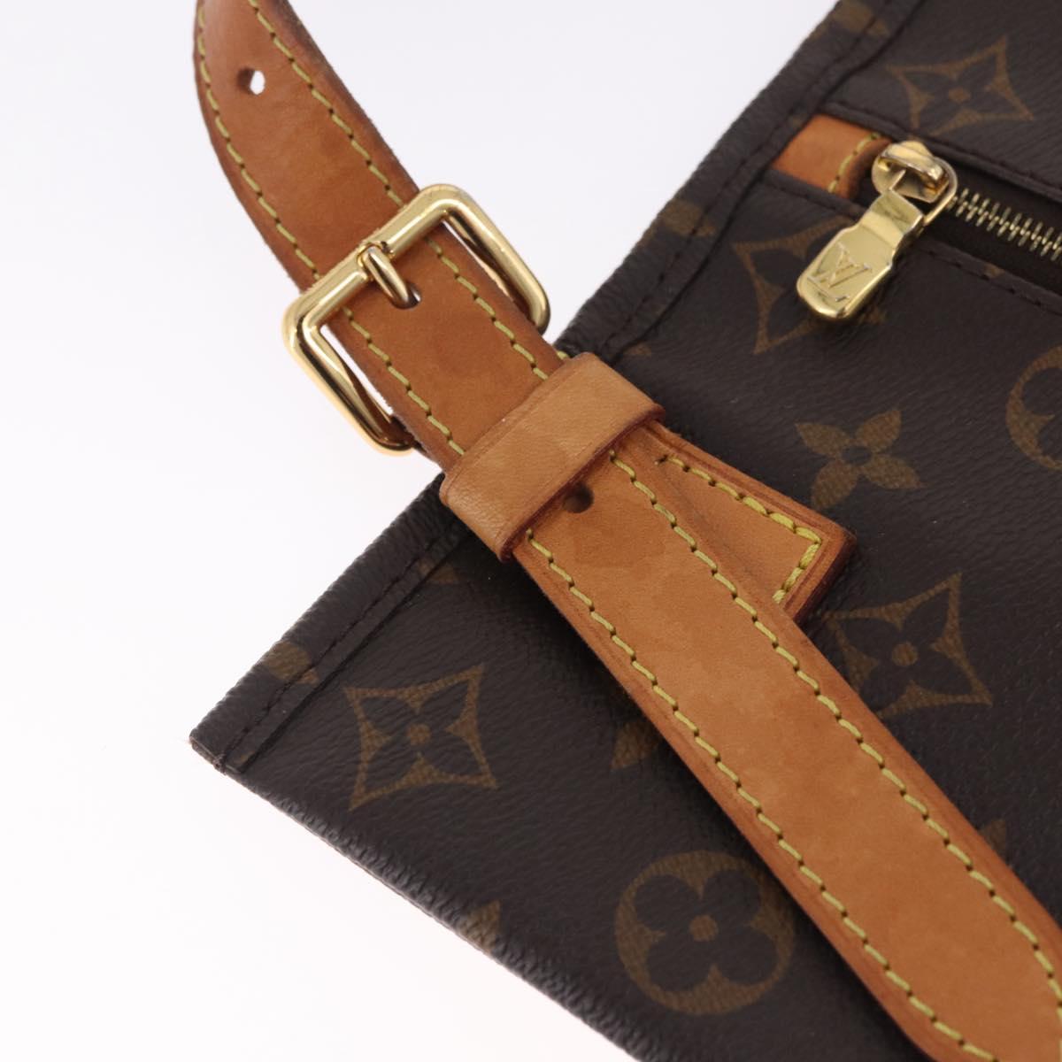 LOUIS VUITTON Monogram Ussuarie Shoes Case M43892 LV Auth 210497V