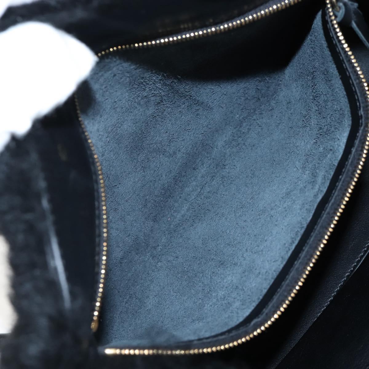 Balenciaga Paper A6 Hand Bag Bore 2way Black Gold 370926 Auth 210525M
