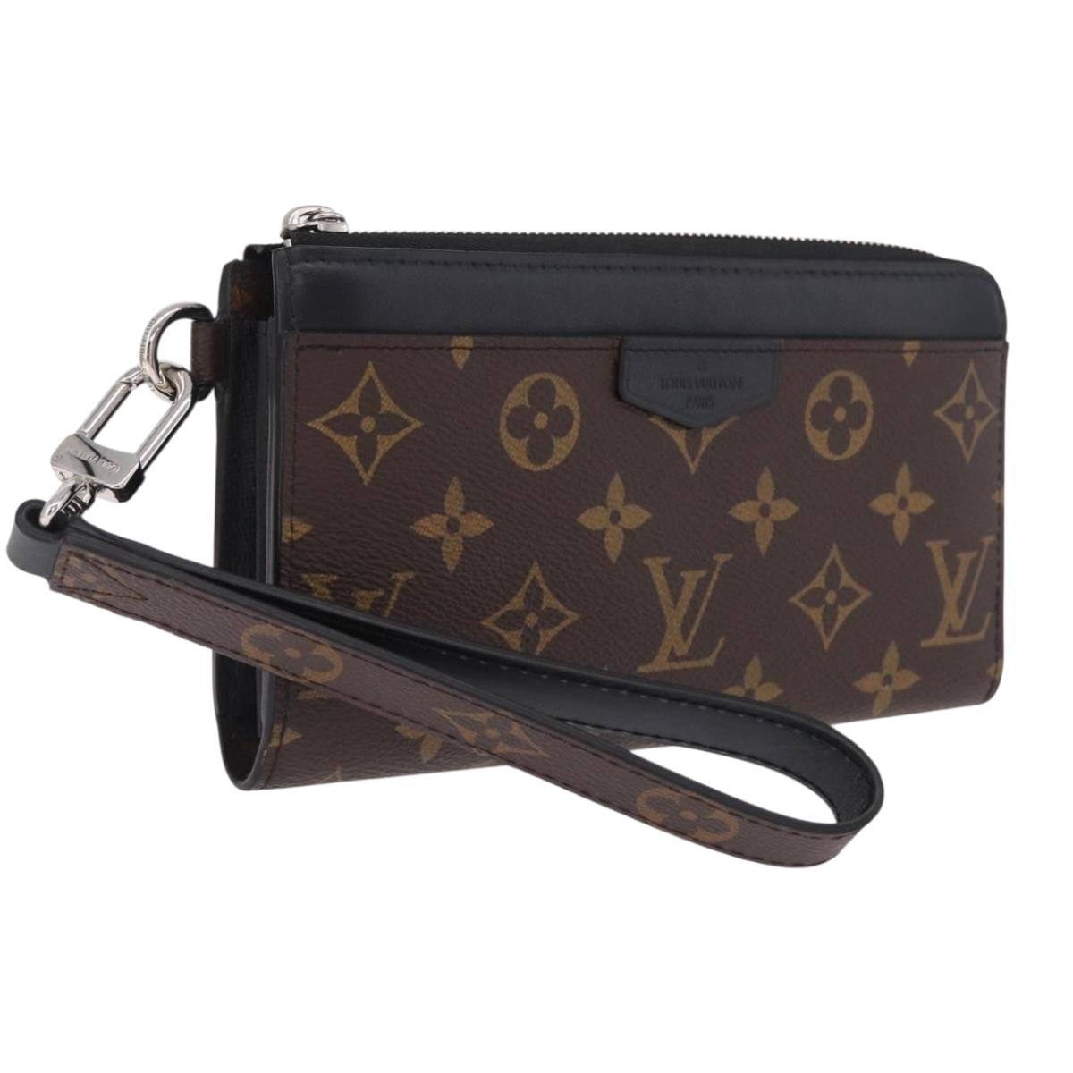 LOUIS VUITTON Monogram Macassar Zippy Dragonne Wallet M69407 LV Auth 210619V