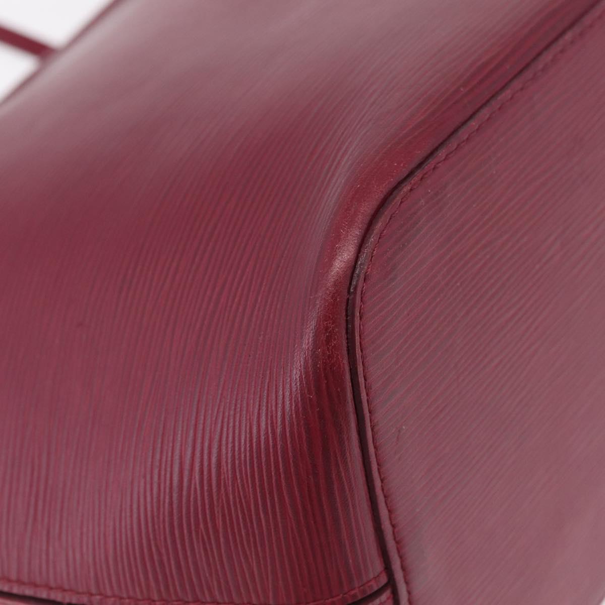 LOUIS VUITTON Epi Neverfull PM Tote Bag Wine Red Grenard M40959 LV Auth 210622A