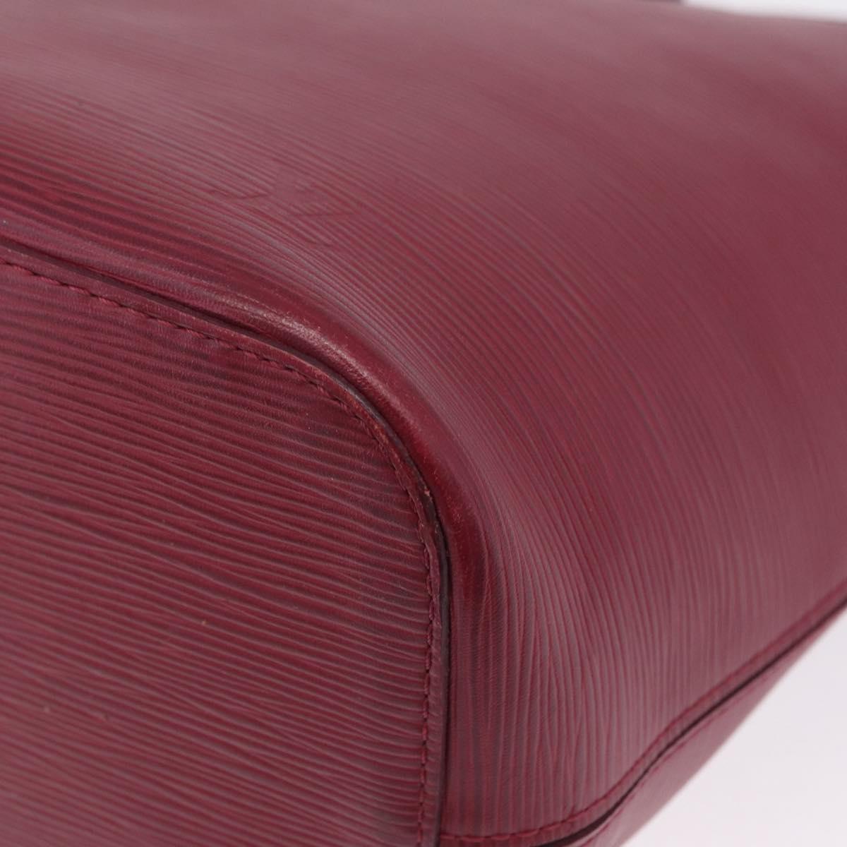 LOUIS VUITTON Epi Neverfull PM Tote Bag Wine Red Grenard M40959 LV Auth 210622A