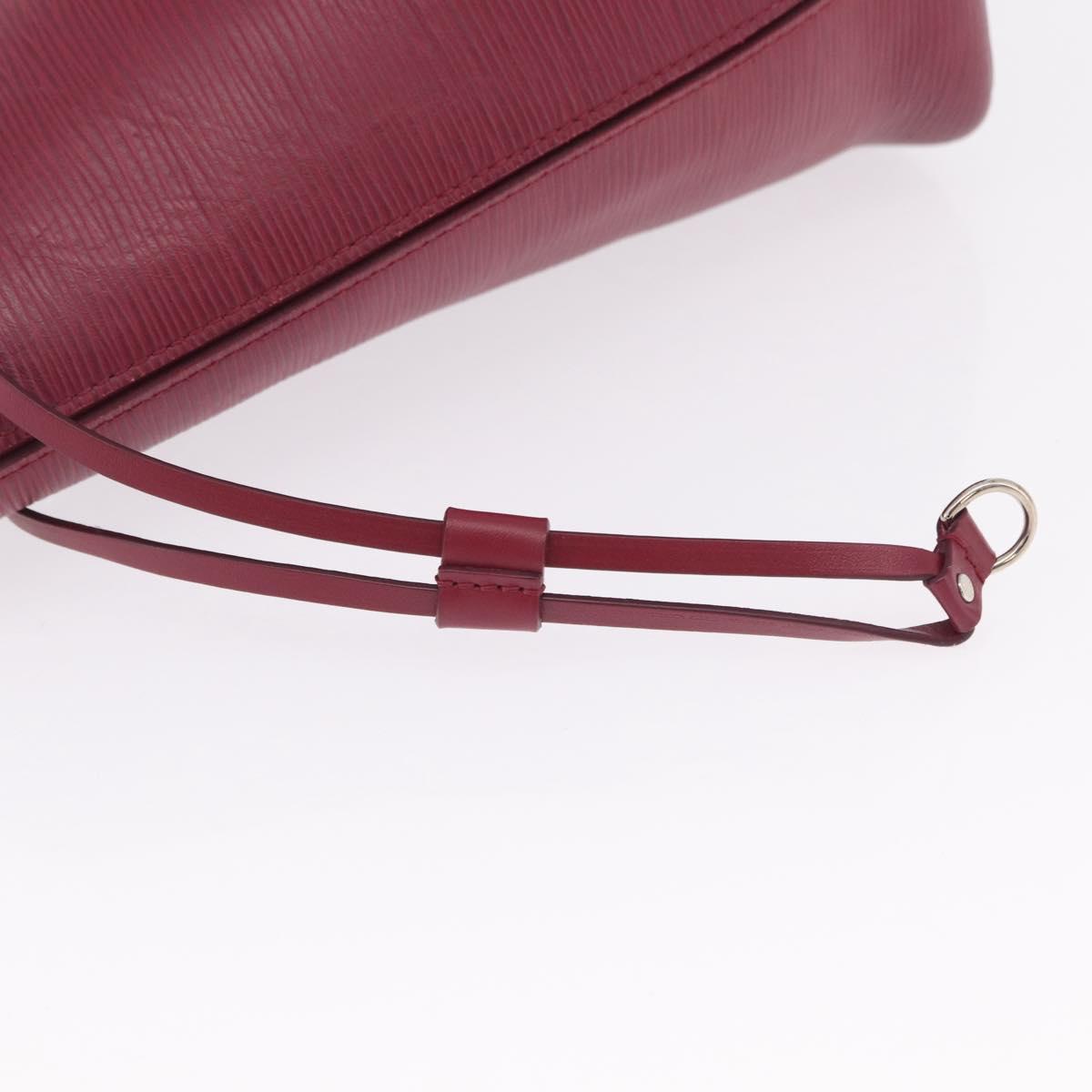 LOUIS VUITTON Epi Neverfull PM Tote Bag Wine Red Grenard M40959 LV Auth 210622A