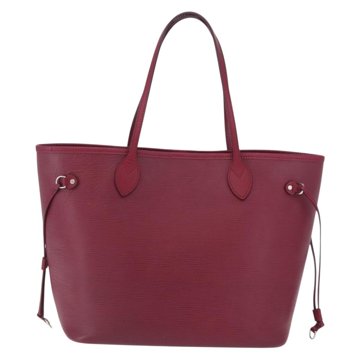 LOUIS VUITTON Epi Neverfull PM Tote Bag Wine Red Grenard M40959 LV Auth 210622A