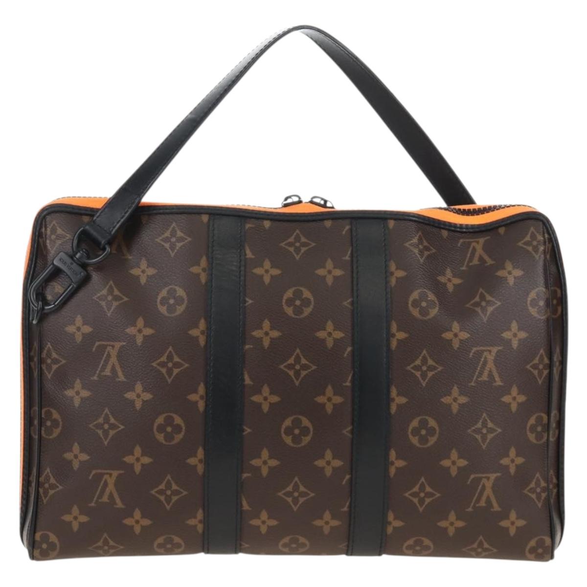 LOUIS VUITTON Monogram LV Friends Keepall Pouch Hand Bag M80130 LV Auth 210645M