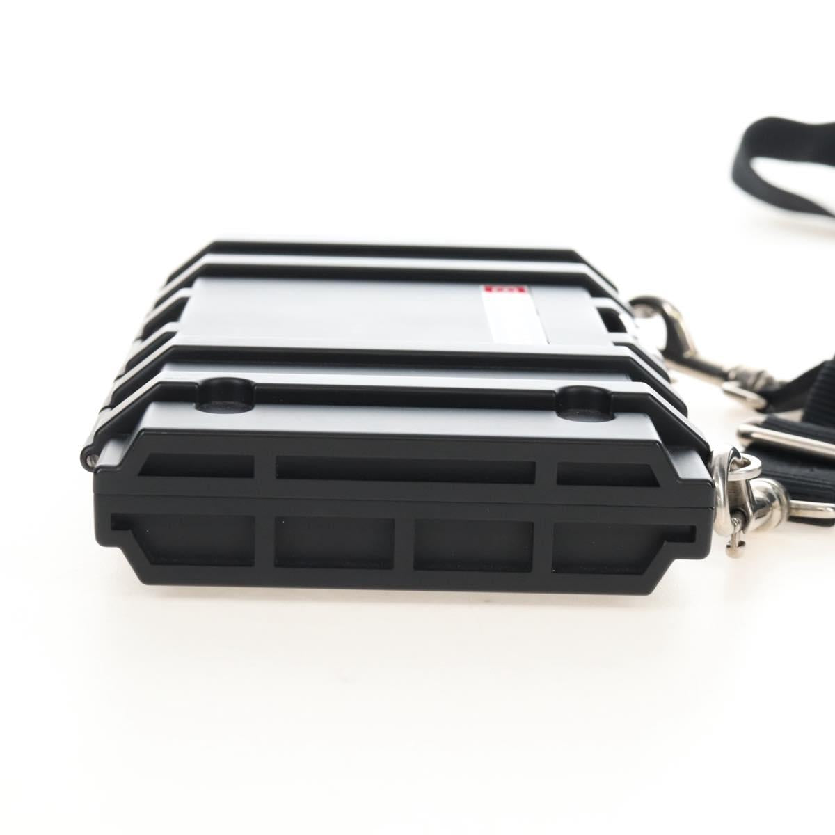 Balenciaga Toolbox Shoulder Bag Plastic Black Silver 658765 Auth 210688M