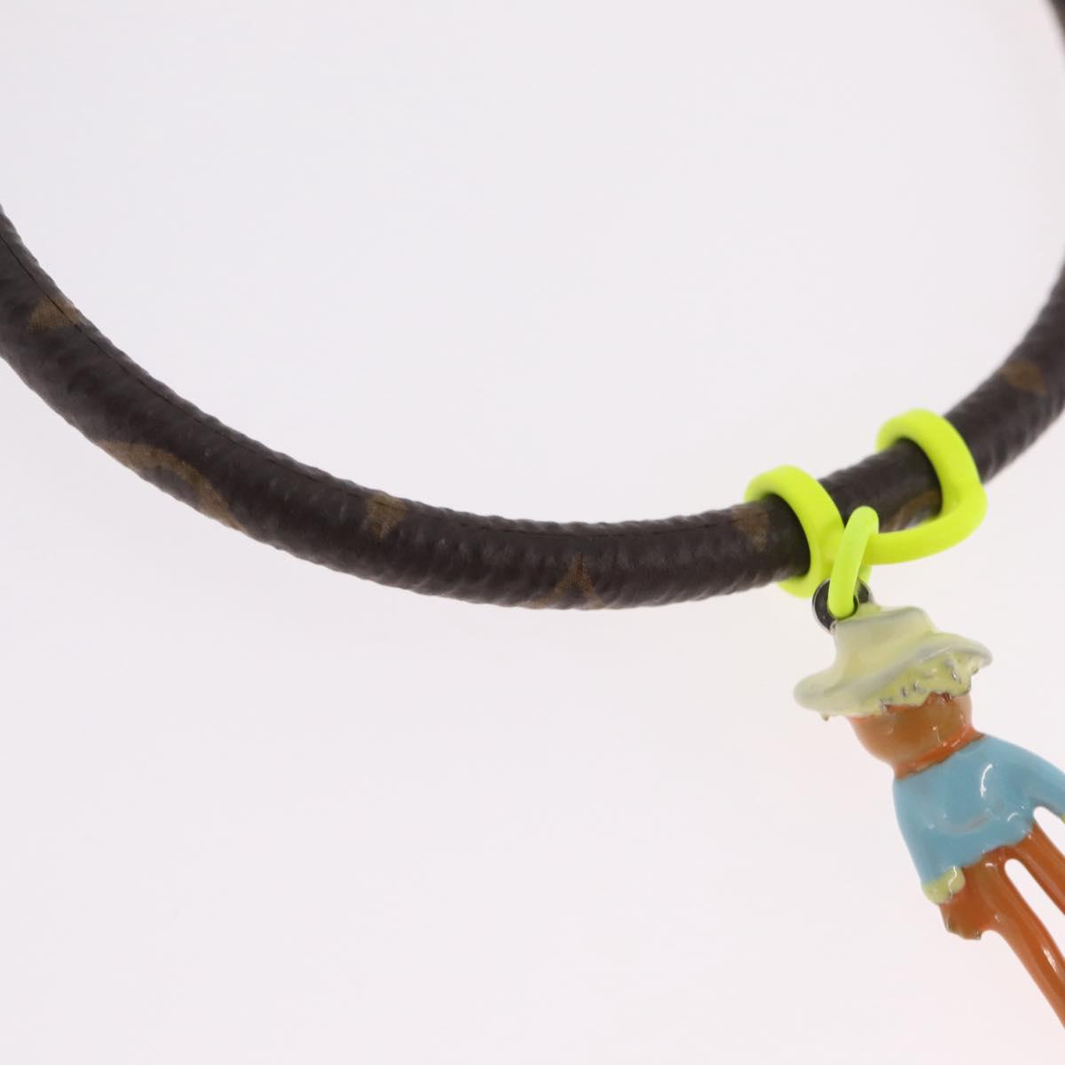 LOUIS VUITTON Monogram Bracelet Hangit Mascot Bracelet MP286E LV Auth 210697M