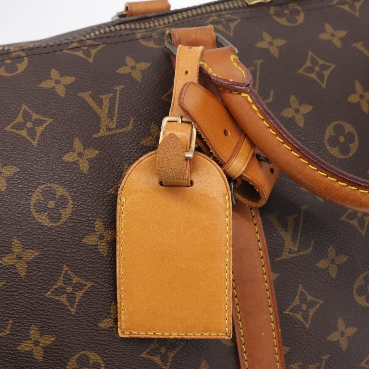 LOUIS VUITTON Monogram Keepall 50 Boston Bag M41426 LV Auth 210722