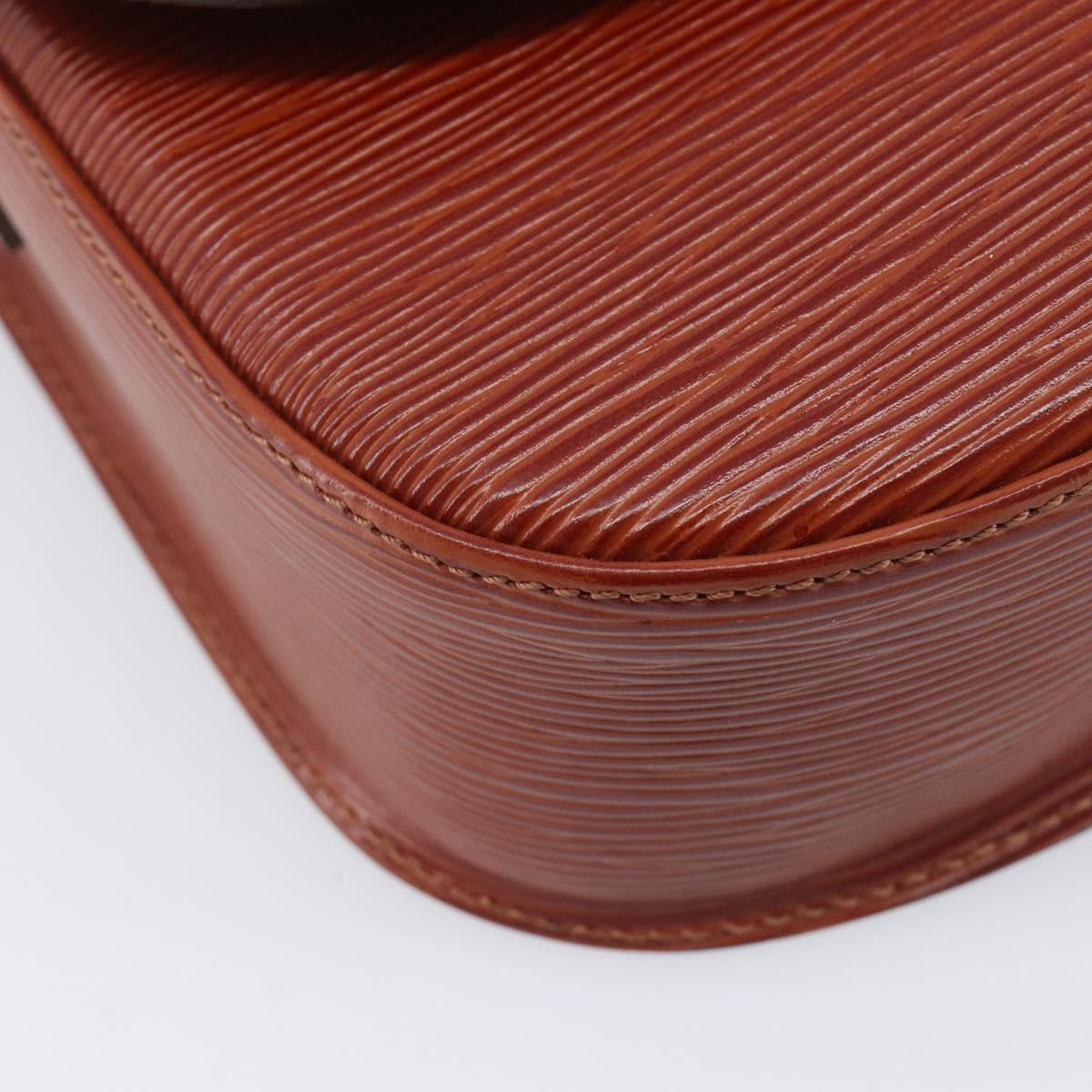 LOUIS VUITTON Epi Saint Cloud GM Shoulder Bag Brown M52193 LV Auth 210723A