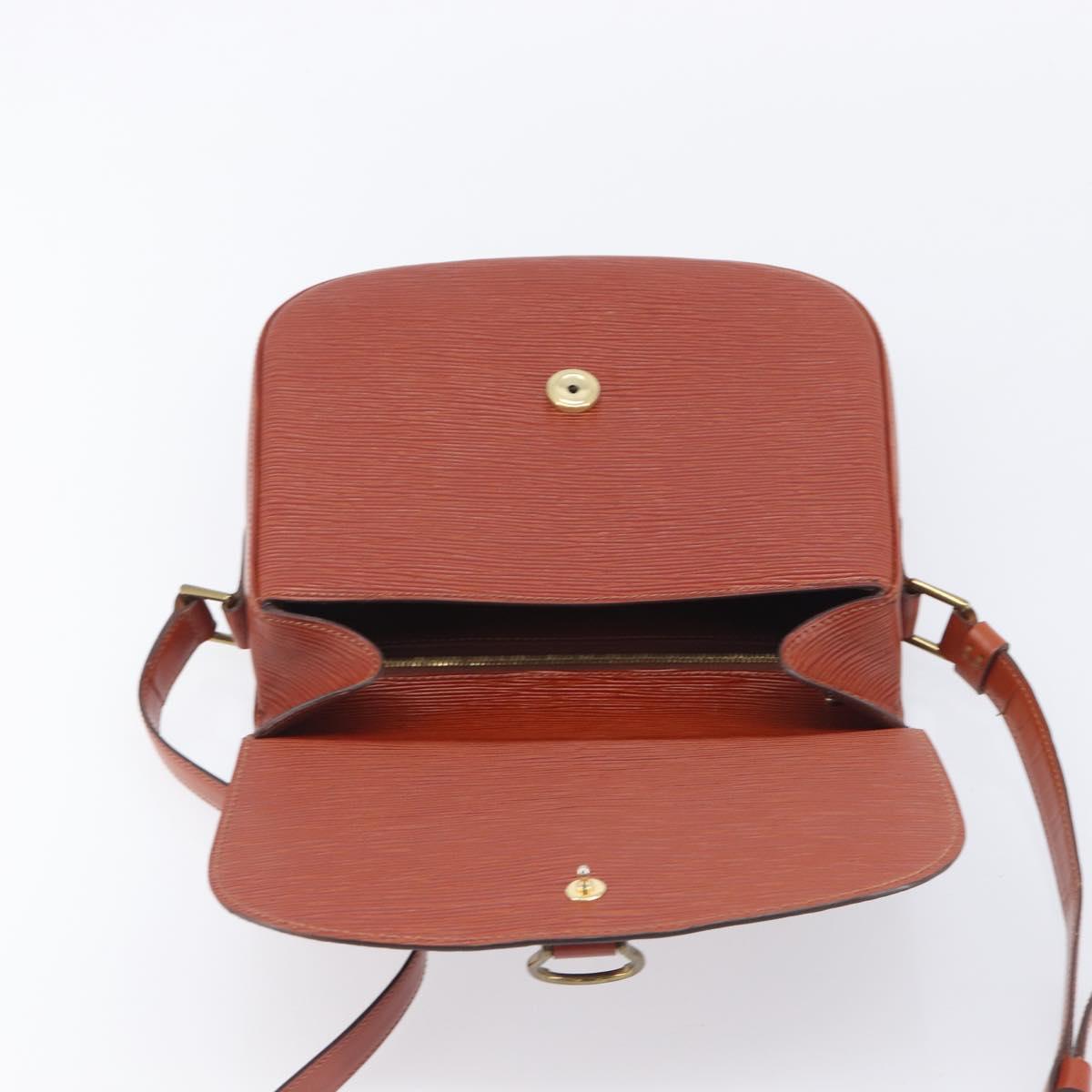 LOUIS VUITTON Epi Saint Cloud GM Shoulder Bag Brown M52193 LV Auth 210723A