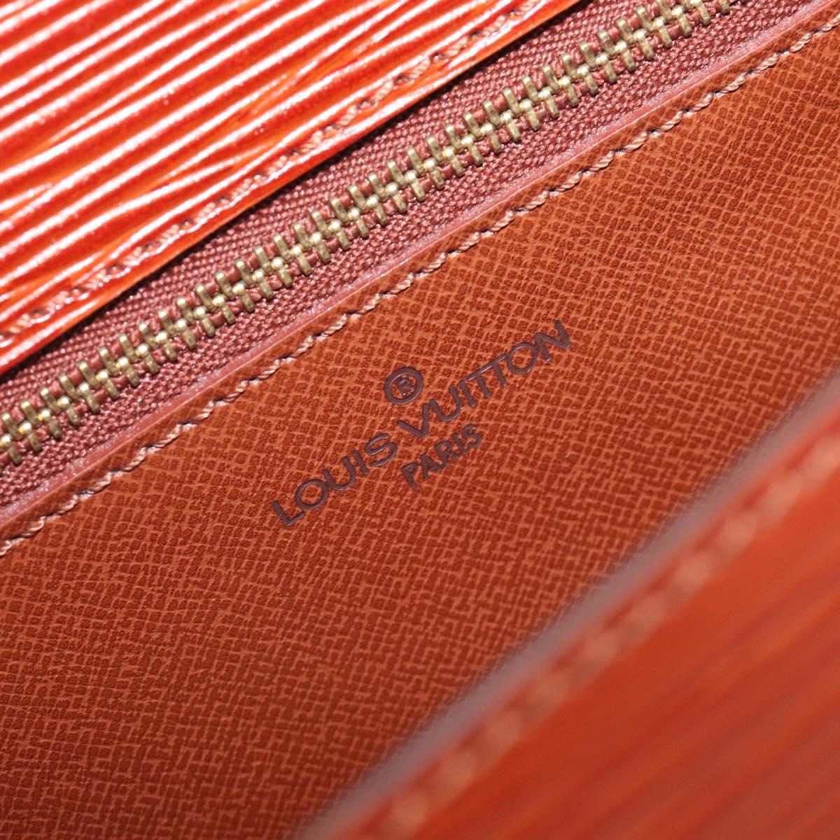 LOUIS VUITTON Epi Saint Cloud GM Shoulder Bag Brown M52193 LV Auth 210723A
