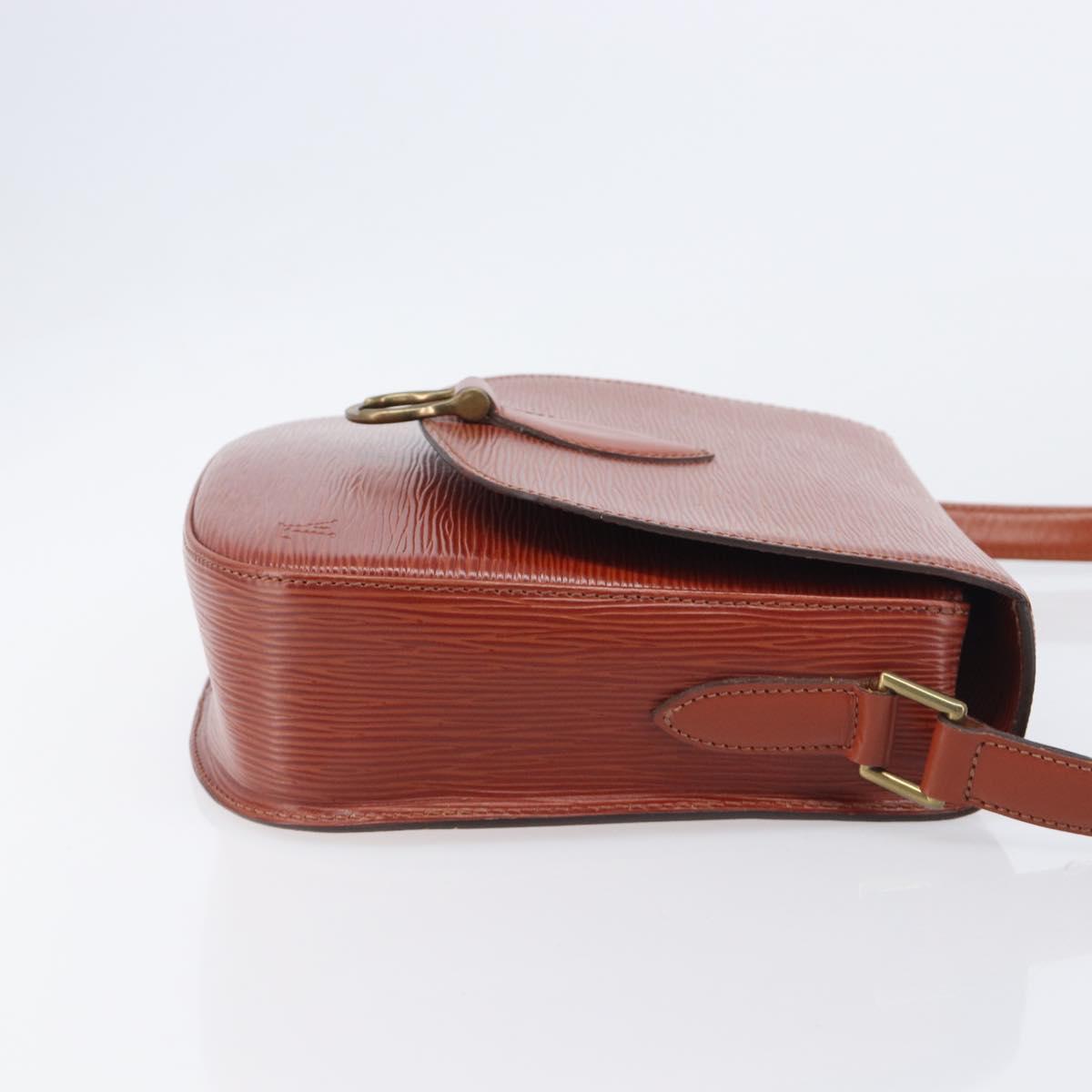 LOUIS VUITTON Epi Saint Cloud GM Shoulder Bag Brown M52193 LV Auth 210723A