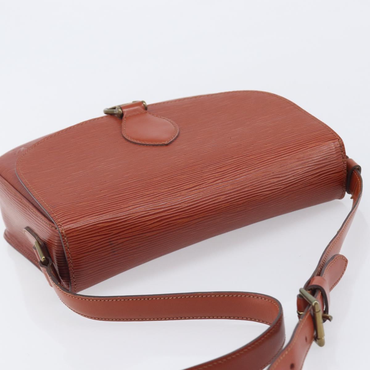 LOUIS VUITTON Epi Saint Cloud GM Shoulder Bag Brown M52193 LV Auth 210723A