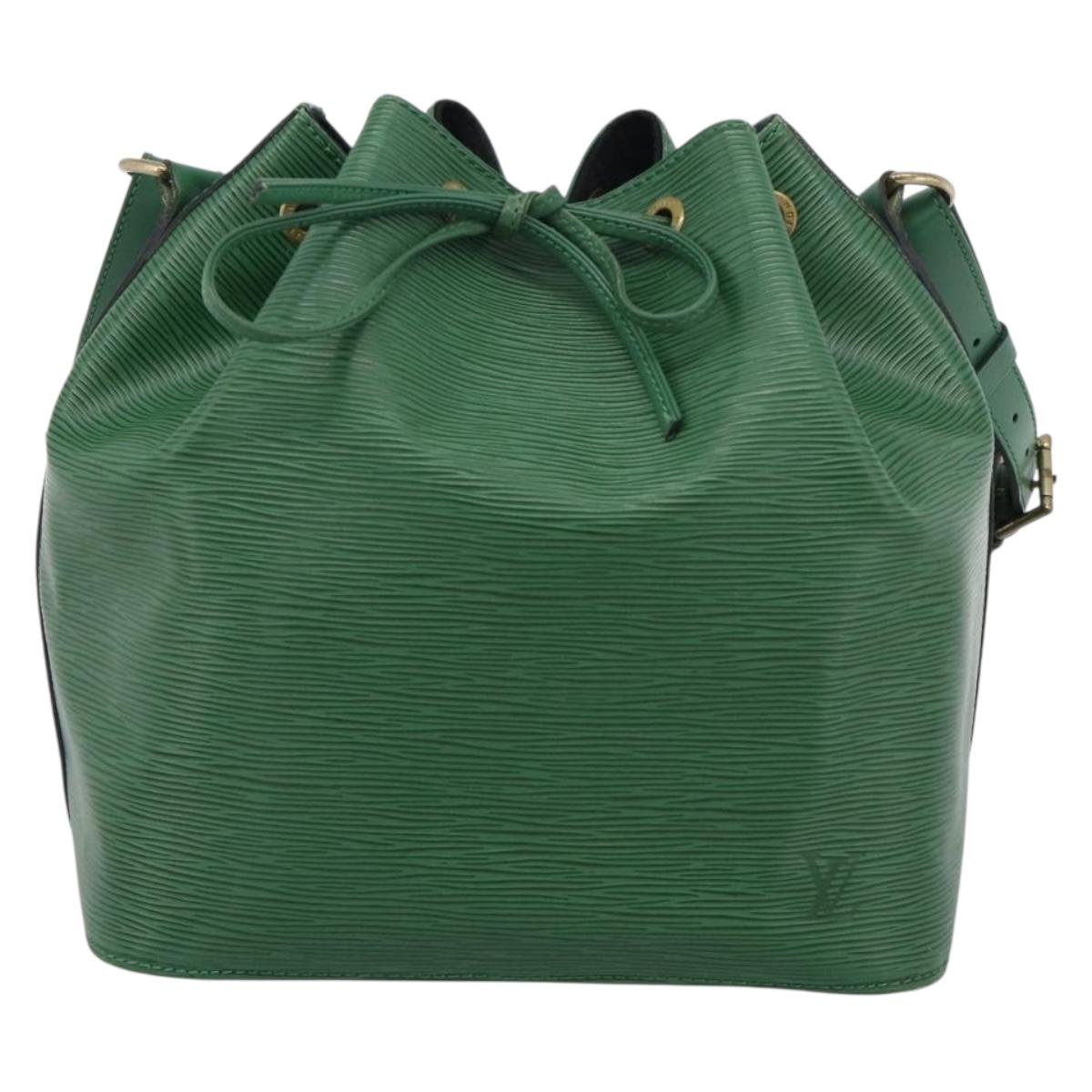 LOUIS VUITTON Epi Petit Noe Shoulder Bag Green M44104 LV Auth 210783V