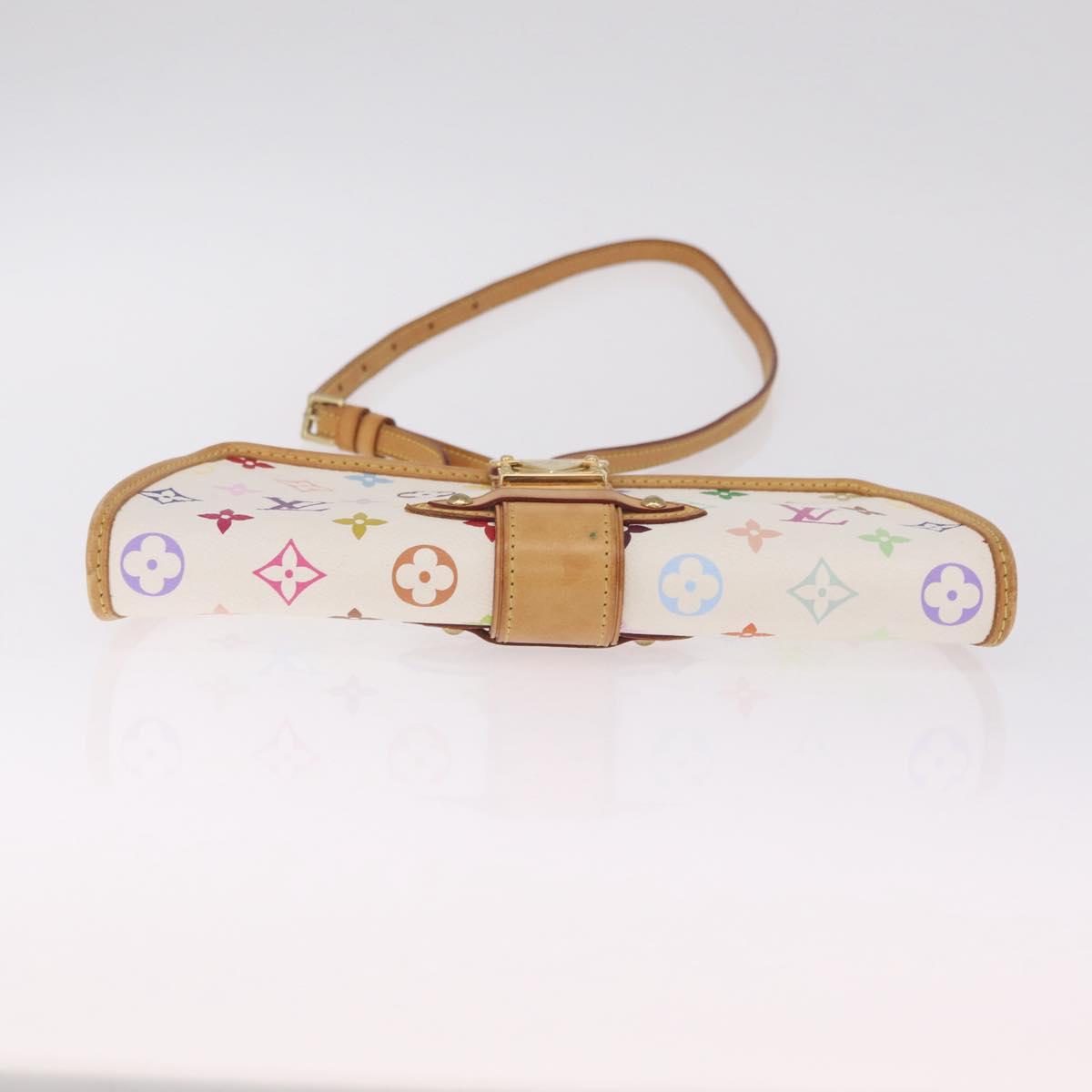 LOUIS VUITTON Monogram Multicolor Shirley Bag White M40049 LV Auth 210795V