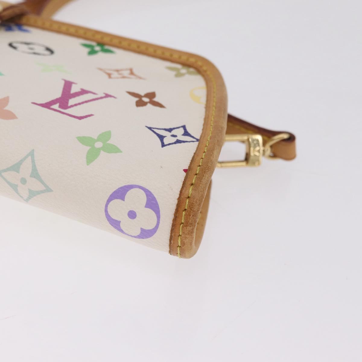 LOUIS VUITTON Monogram Multicolor Shirley Bag White M40049 LV Auth 210795V