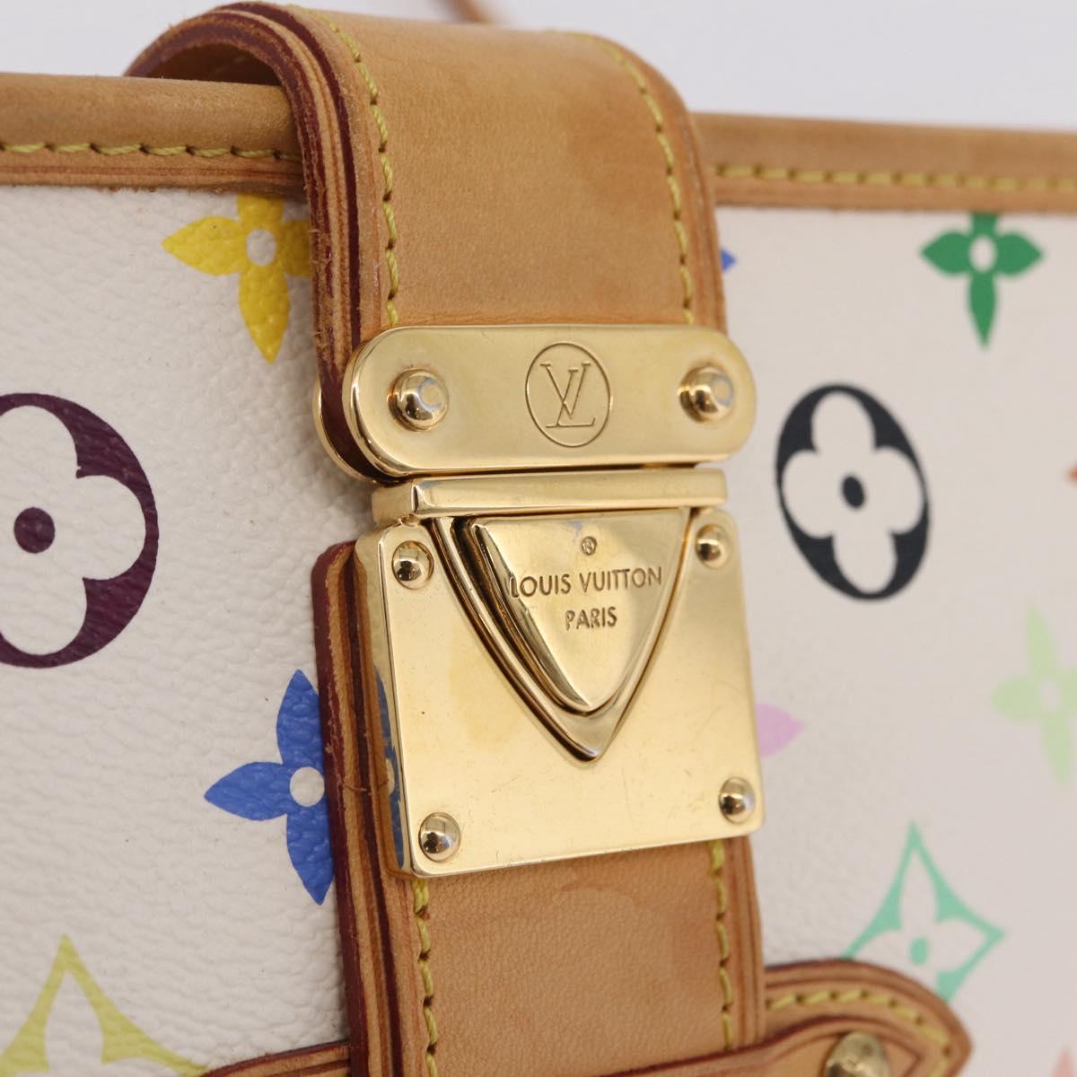 LOUIS VUITTON Monogram Multicolor Shirley Bag White M40049 LV Auth 210795V