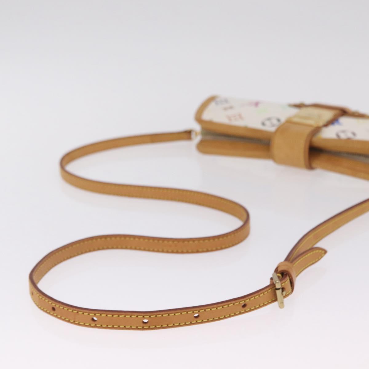 LOUIS VUITTON Monogram Multicolor Shirley Bag White M40049 LV Auth 210795V