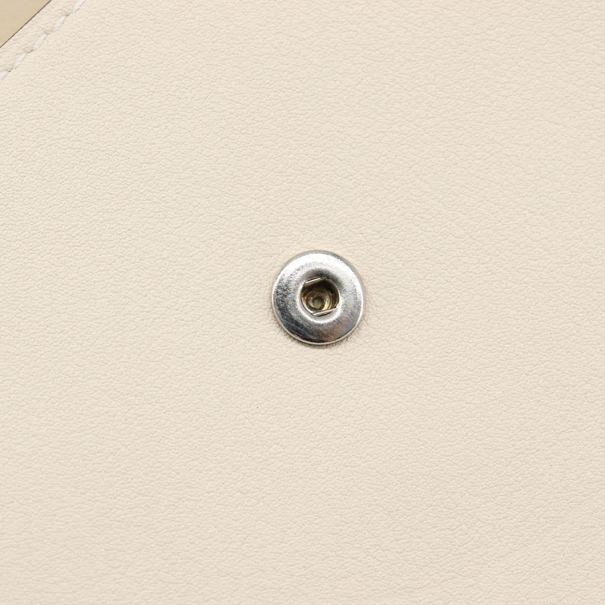 HERMES Tutti Frutti Pouch Leather Ivory Auth 210818SAM